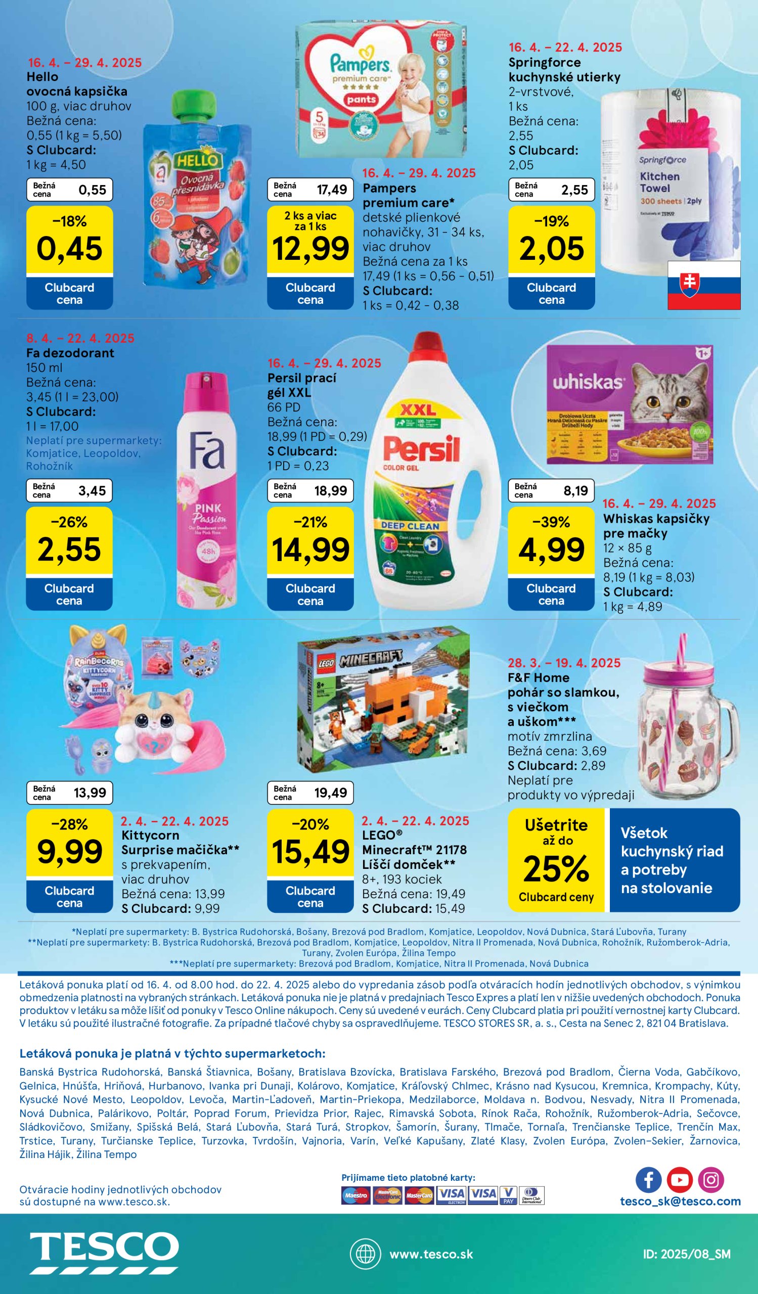 tesco - Tesco supermarket leták platný od 16.04. - 22.04. - page: 25