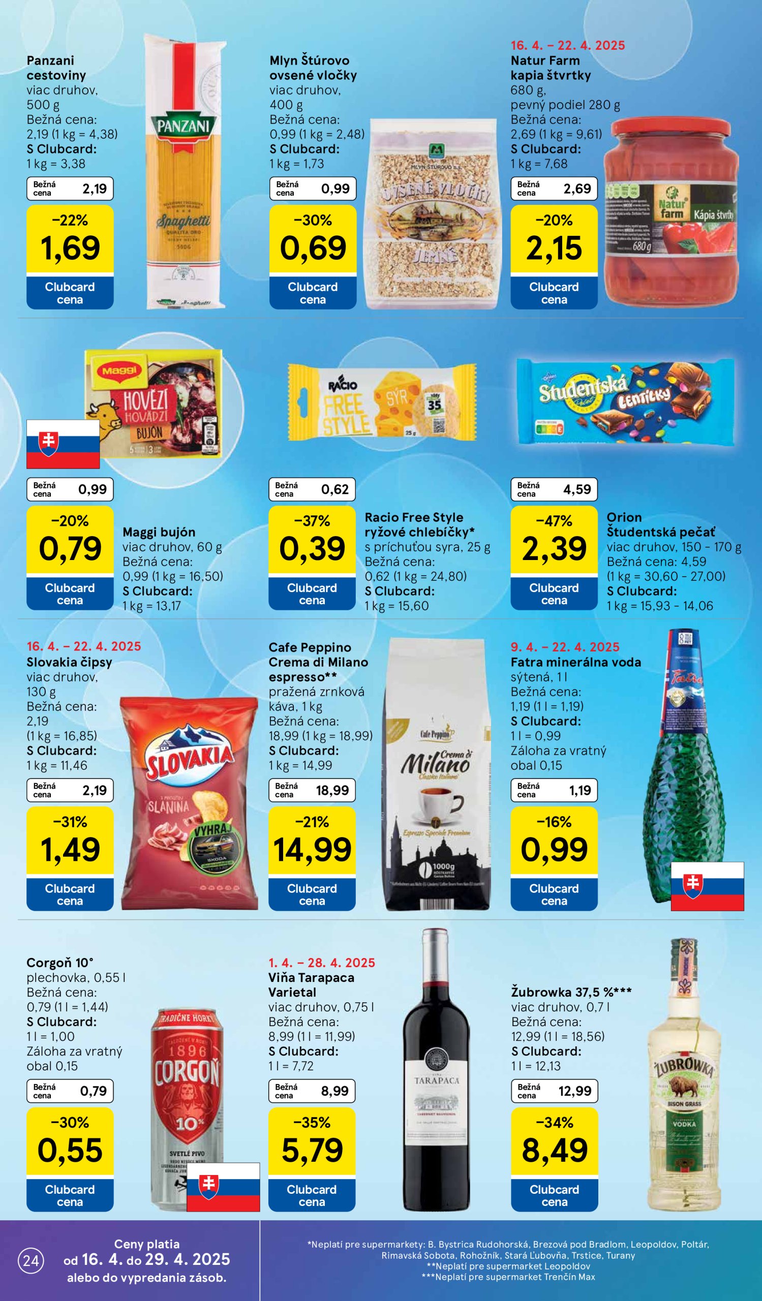 tesco - Tesco supermarket leták platný od 16.04. - 22.04. - page: 24