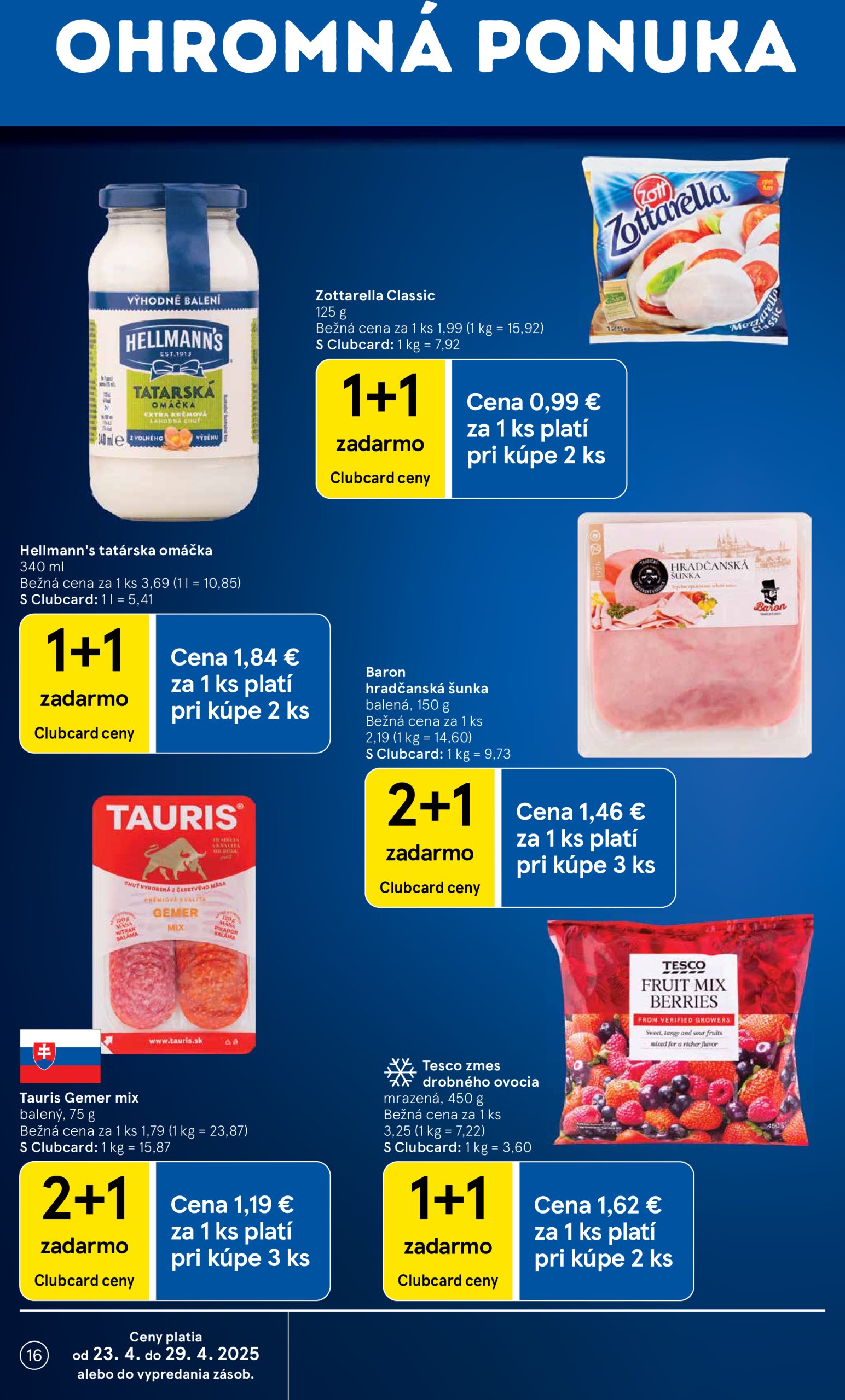 tesco - Tesco supermarket leták platný od 23.04. - 29.04. - page: 16