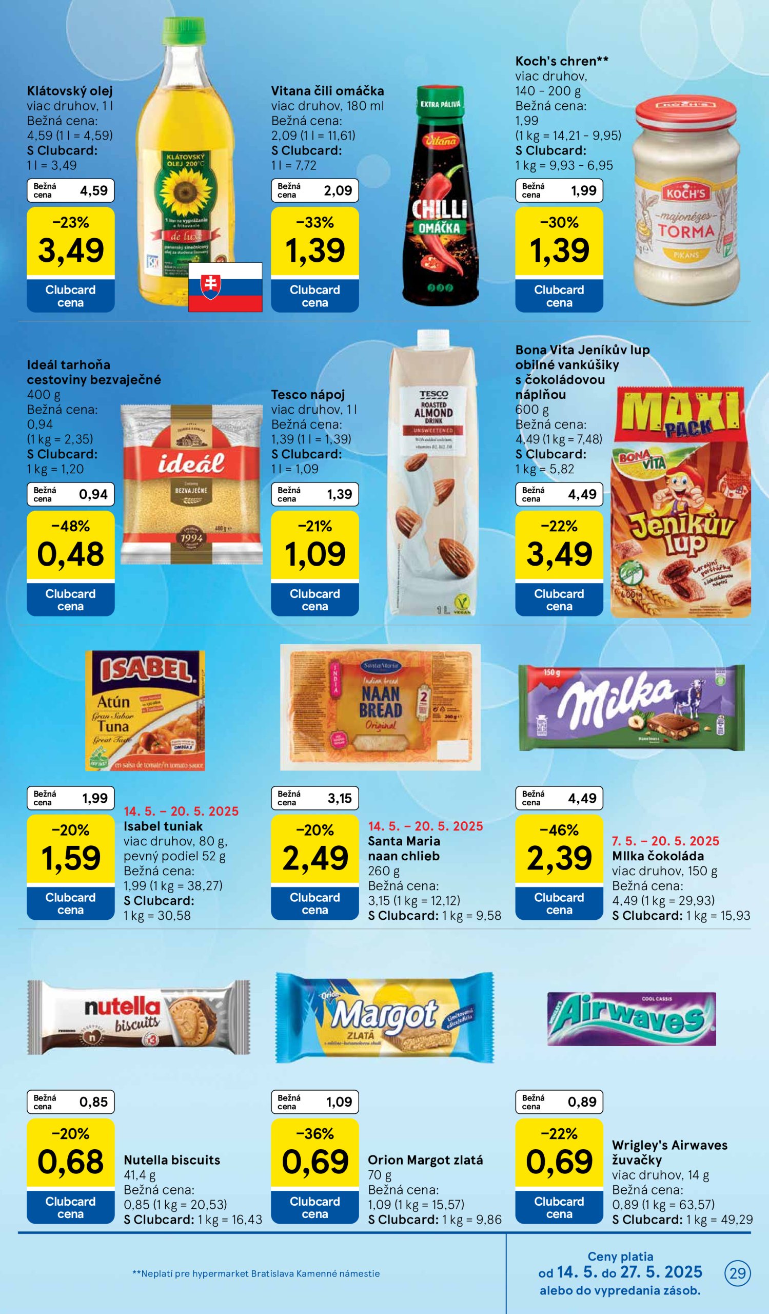 tesco - Tesco leták platný od 14.05. - 20.05. - page: 29 tesco - Tesco leták platný od 14.05. - 20.05. - page: 29