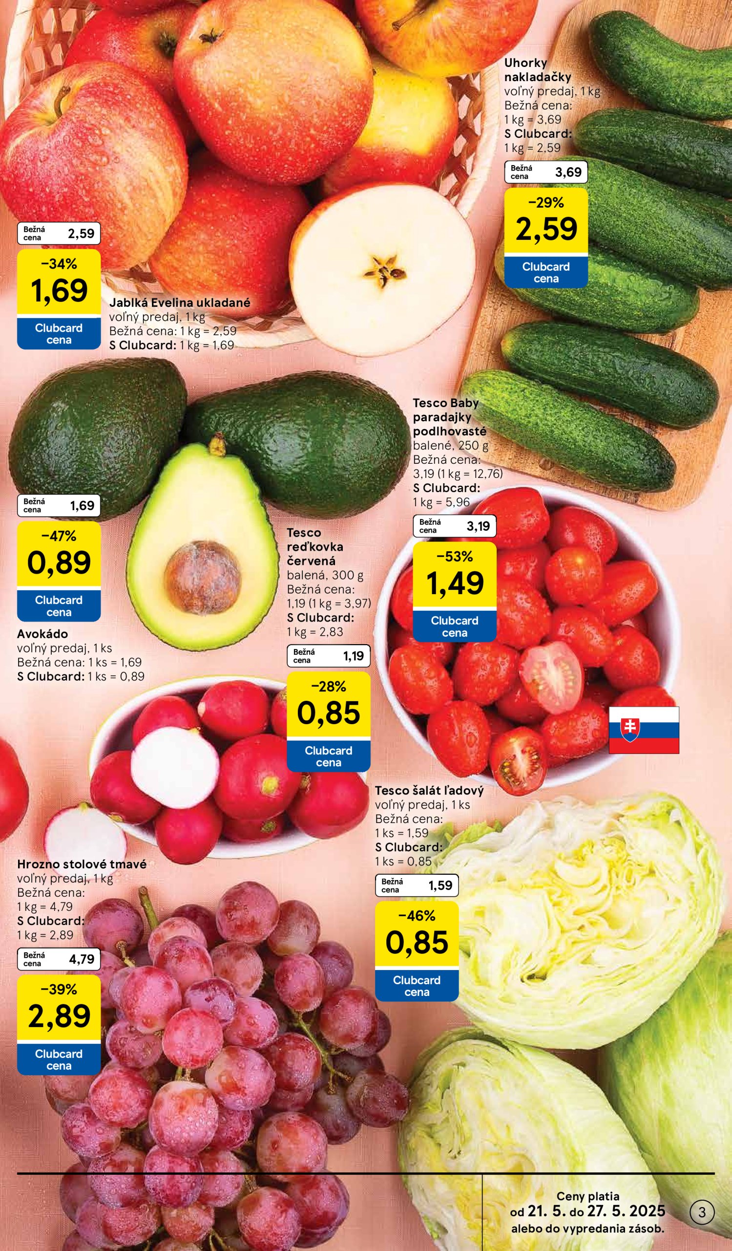 tesco - Tesco supermarket leták platný od 21.05. - 27.05. - page: 3