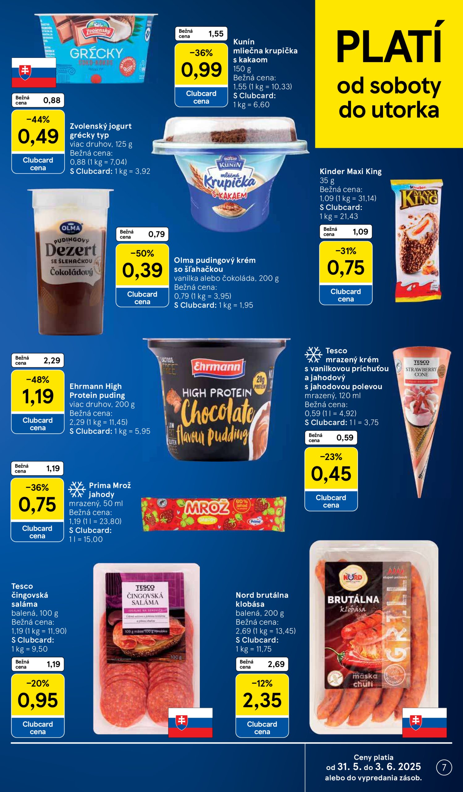 tesco - Tesco leták platný od 28.05. - 03.06. - page: 7 tesco - Tesco leták platný od 28.05. - 03.06. - page: 7