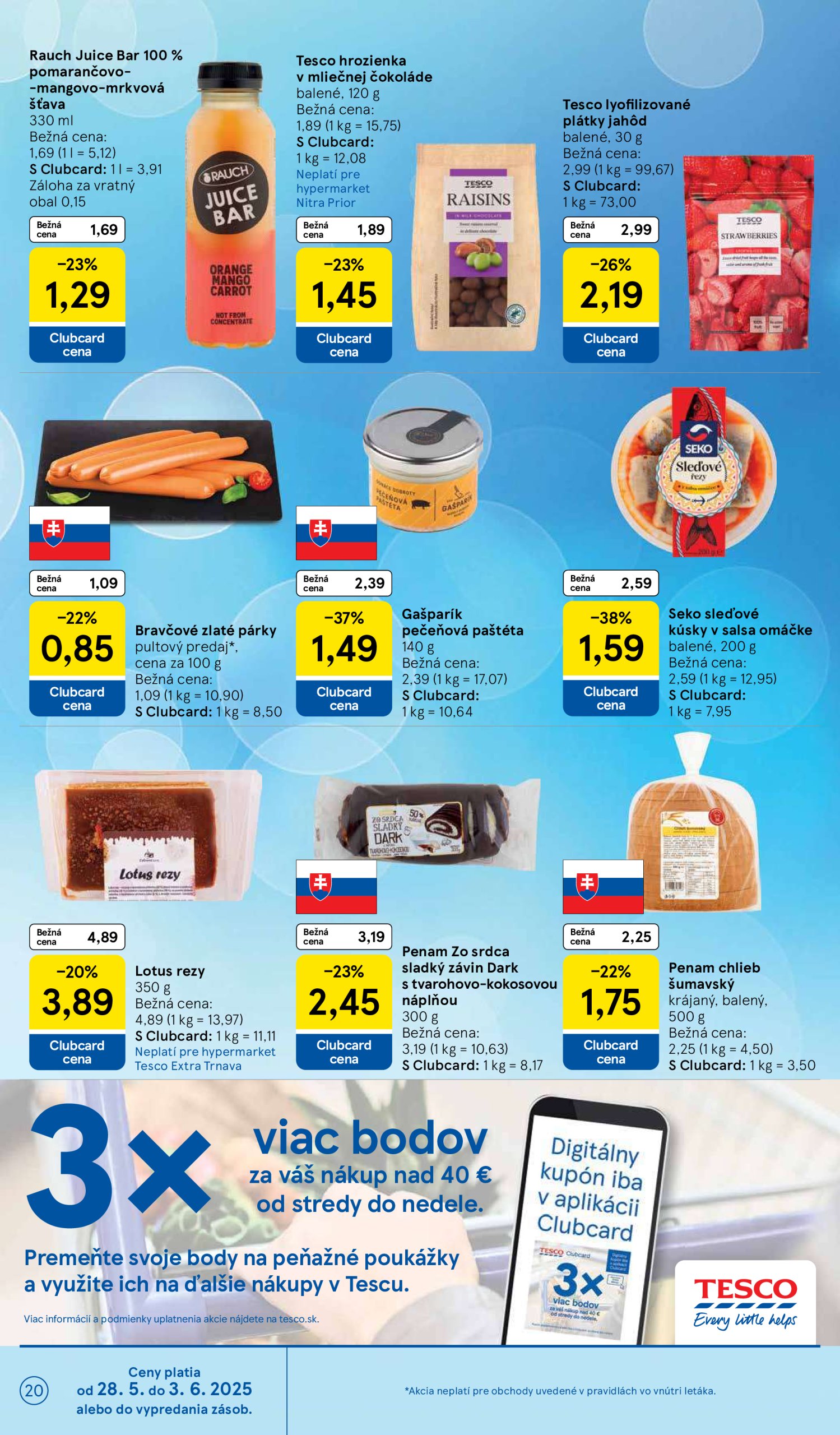 tesco - Tesco leták platný od 28.05. - 03.06. - page: 20 tesco - Tesco leták platný od 28.05. - 03.06. - page: 20