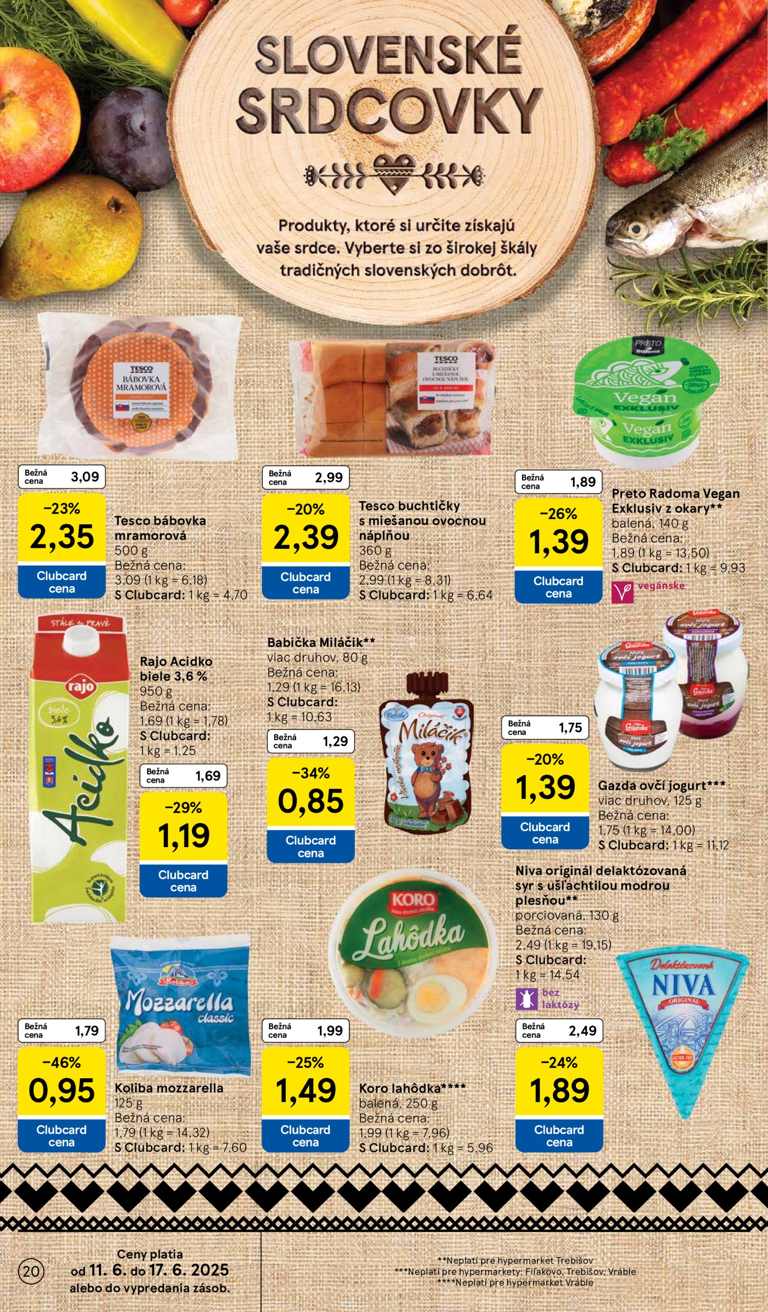 tesco - Leták Tesco platný od 11.06. do 17.06. - page: 20 tesco - Leták Tesco platný od 11.06. do 17.06. - page: 20