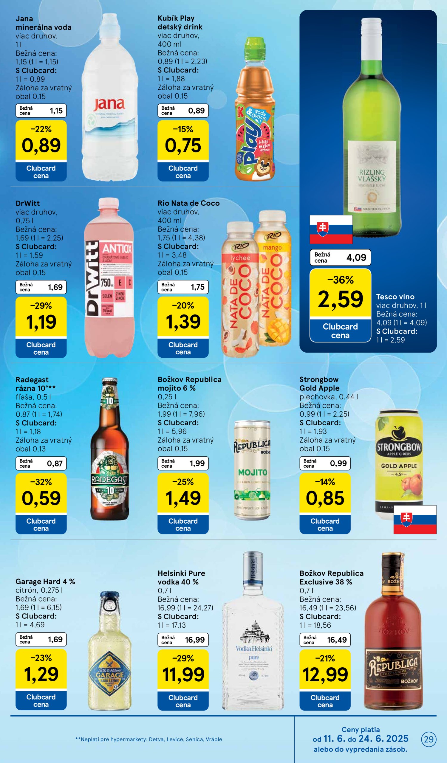 tesco - Leták Tesco platný od 11.06. do 17.06. - page: 29 tesco - Leták Tesco platný od 11.06. do 17.06. - page: 29