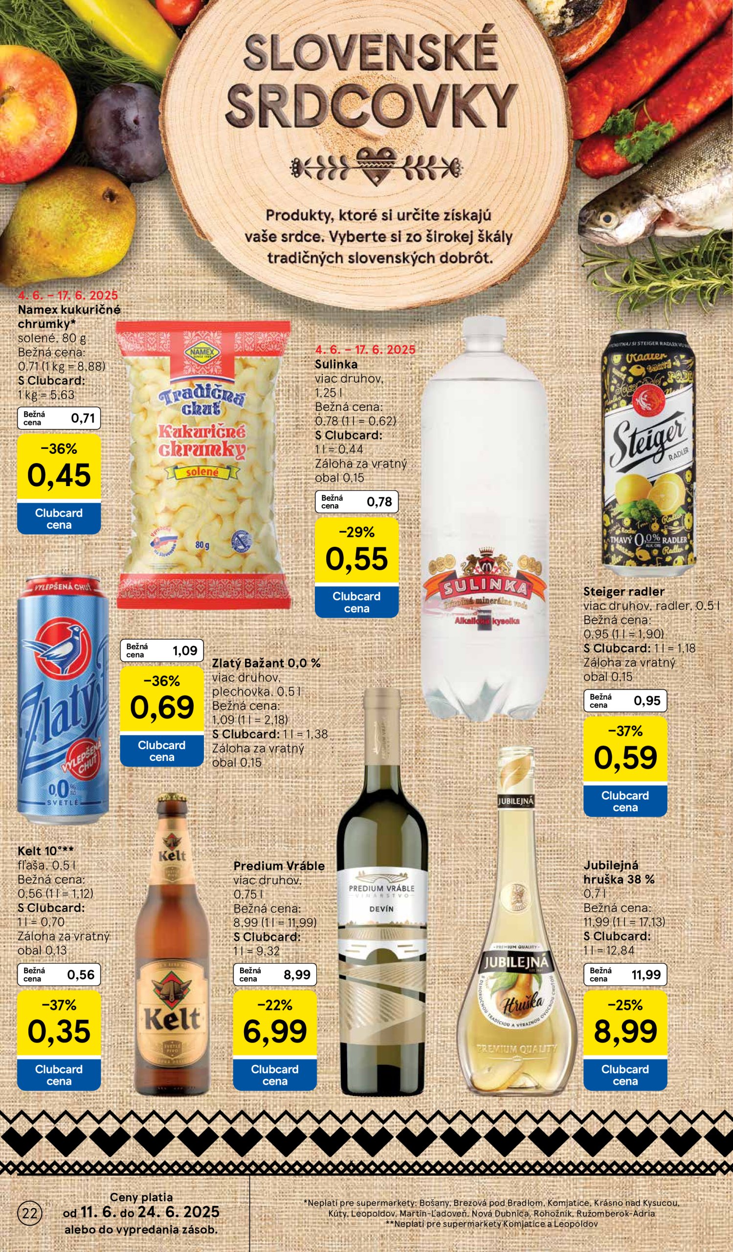 tesco - Leták Tesco supermarket platný od 11.06. do 17.06. - page: 22