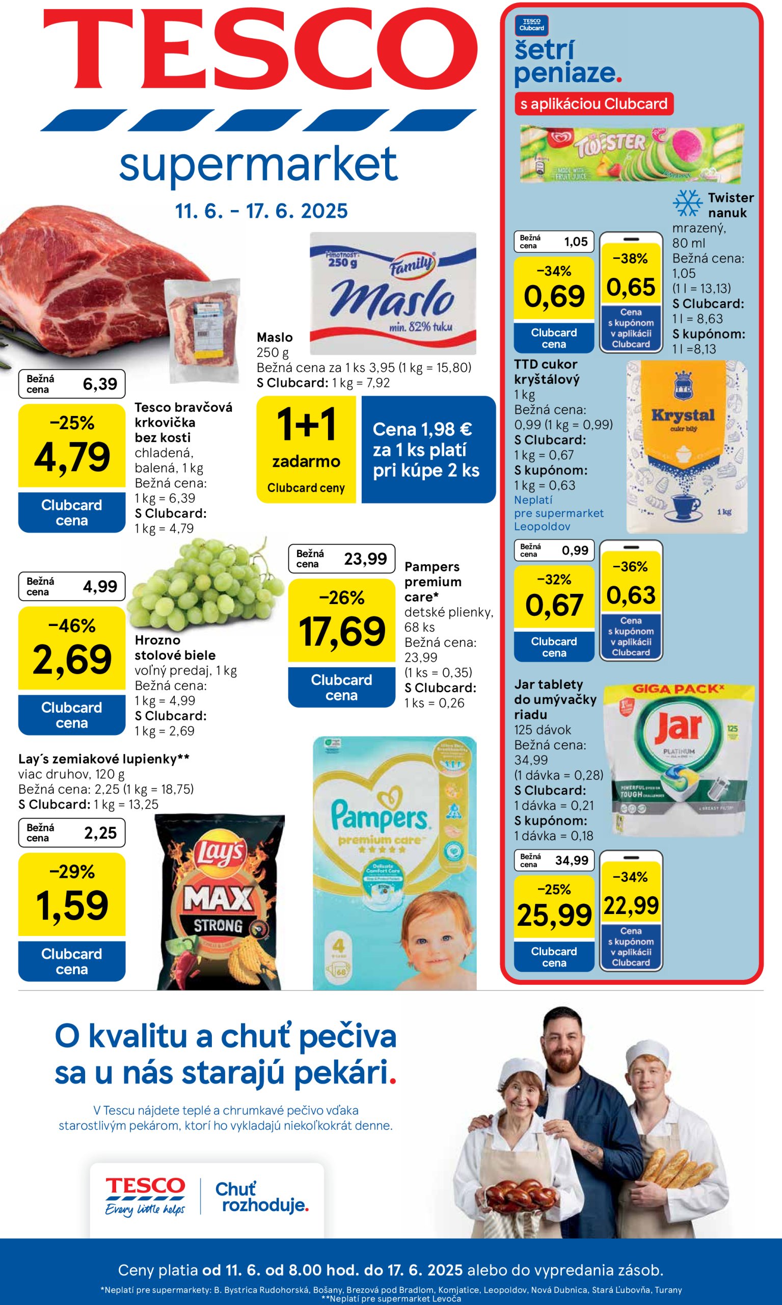 tesco - Leták Tesco supermarket platný od 11.06. do 17.06.