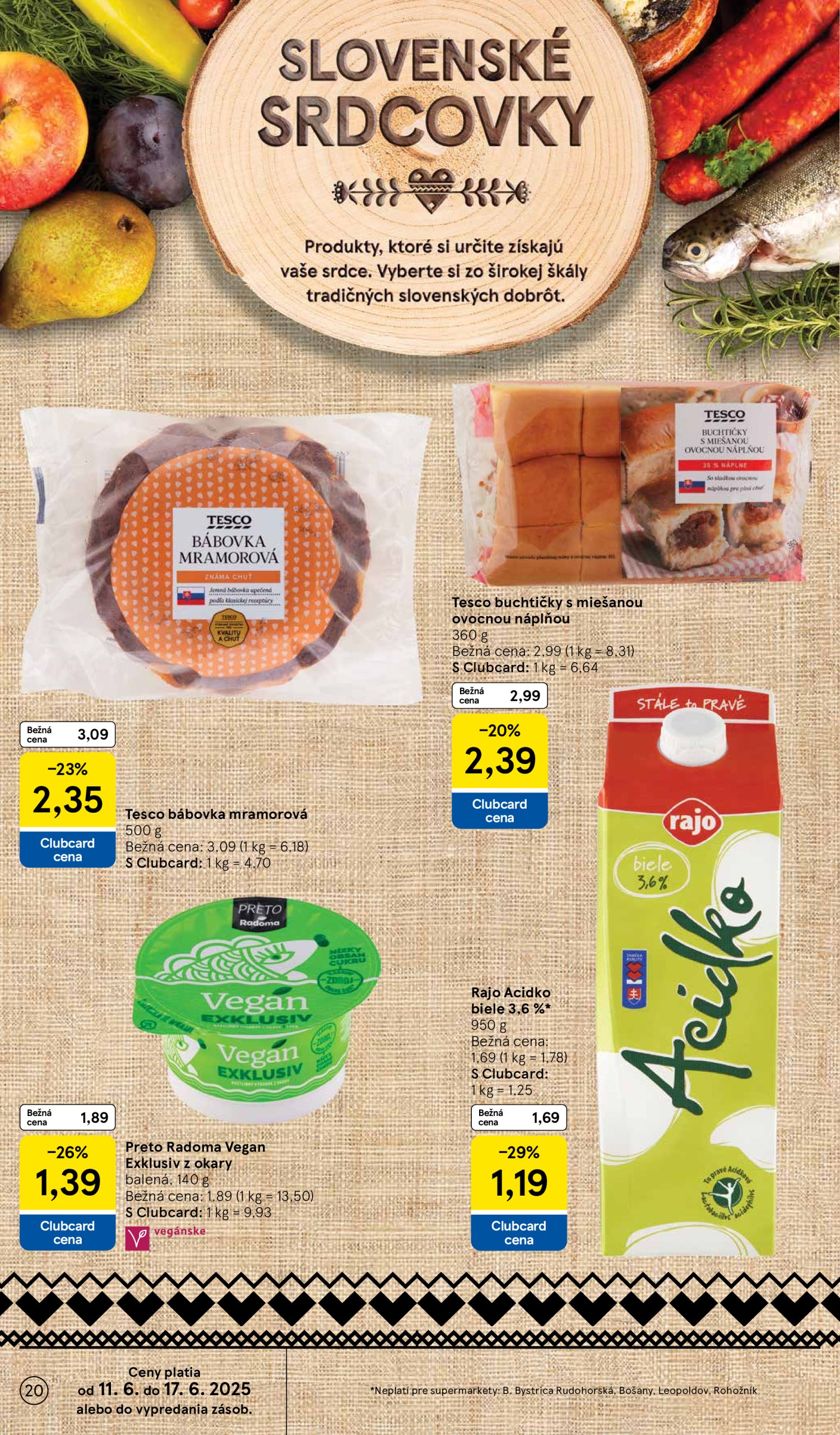 tesco - Leták Tesco supermarket platný od 11.06. do 17.06. - page: 20