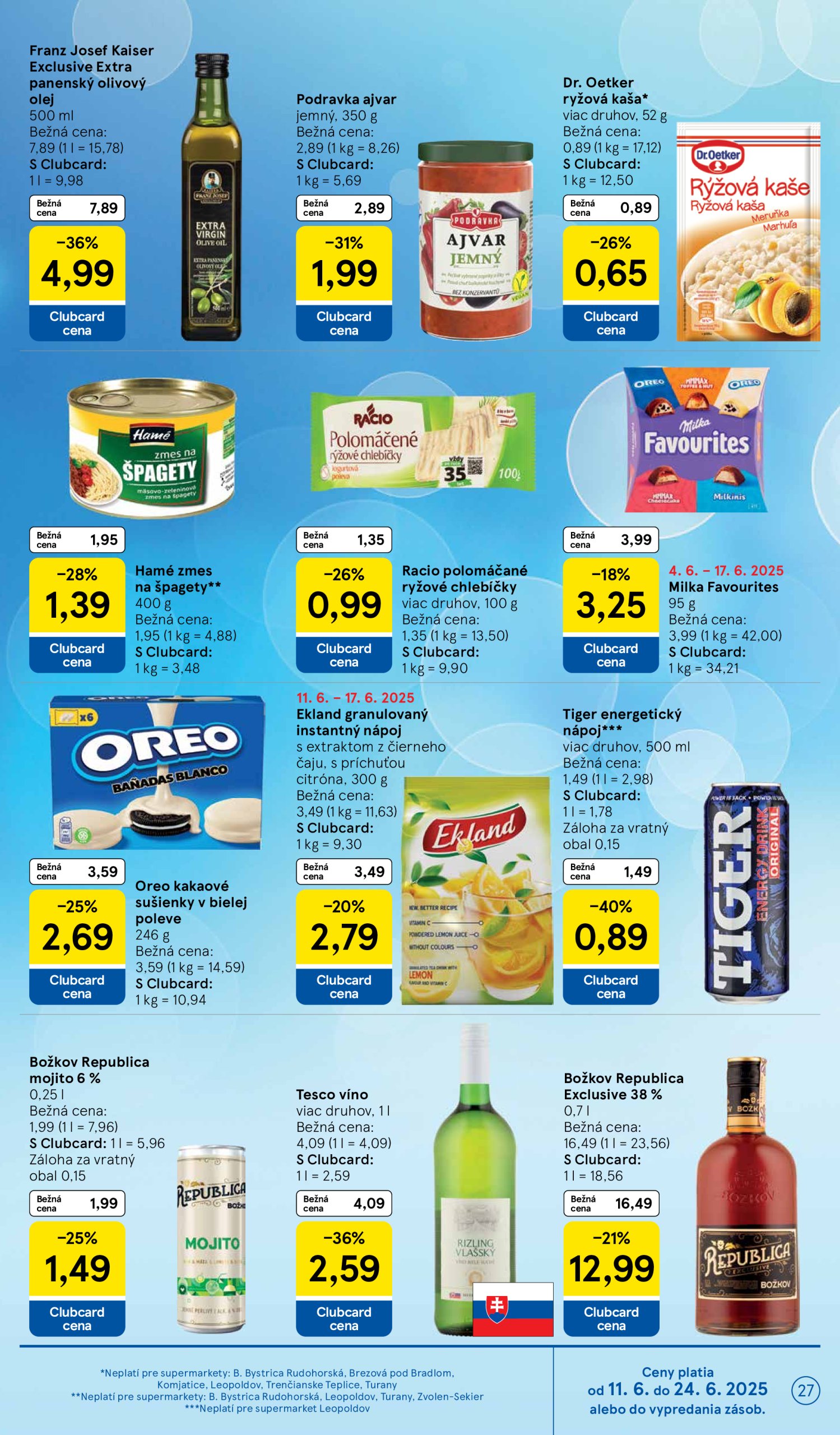 tesco - Leták Tesco supermarket platný od 11.06. do 17.06. - page: 27