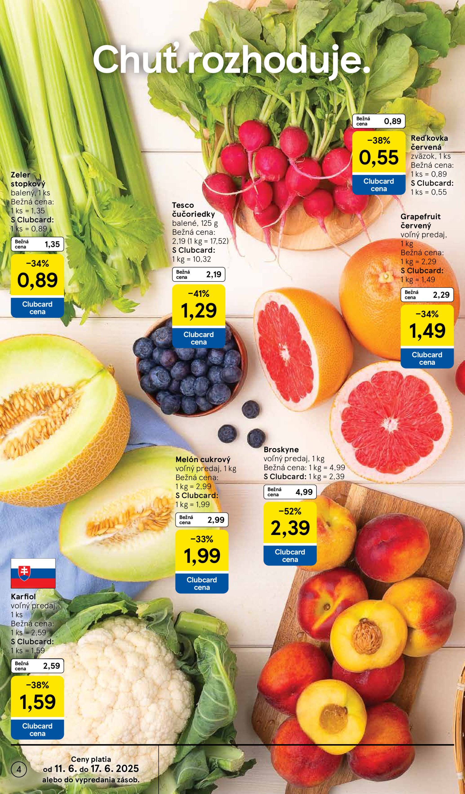 tesco - Leták Tesco supermarket platný od 11.06. do 17.06. - page: 4