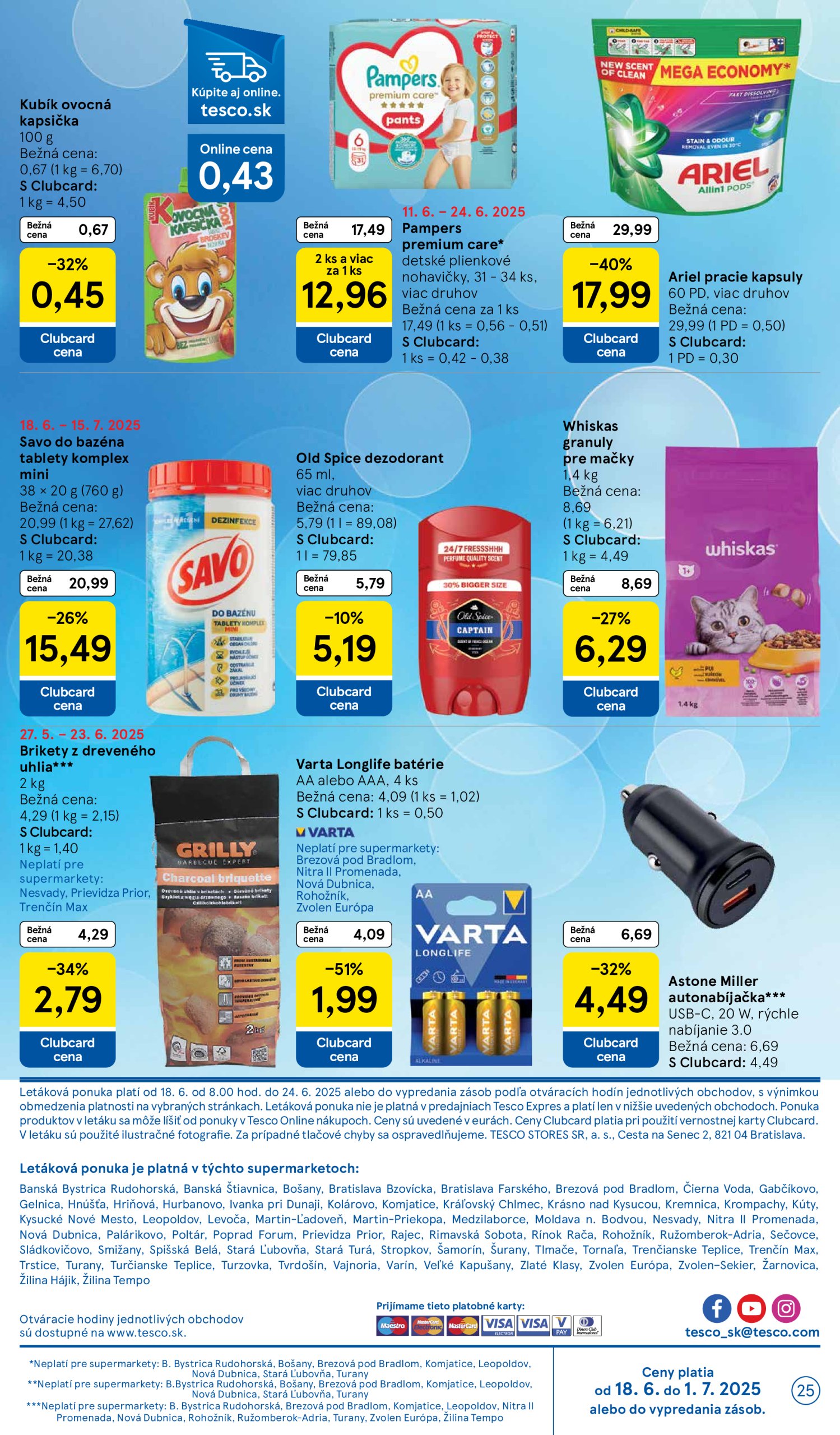 tesco - Leták Tesco supermarket platný od 18.06. do 24.06. - page: 25