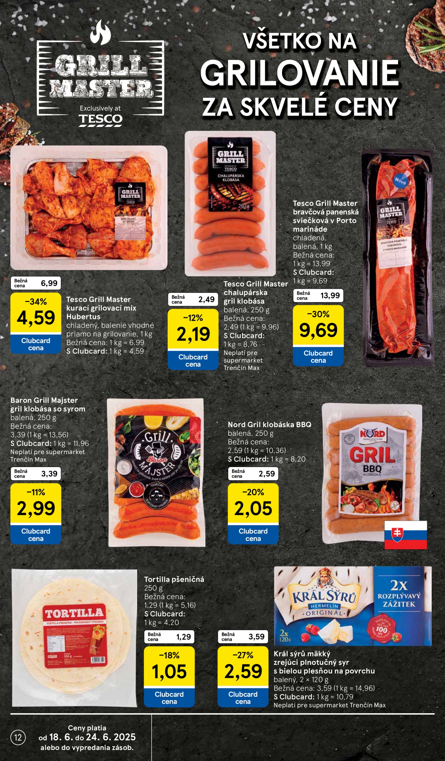 tesco - Leták Tesco supermarket platný od 18.06. do 24.06. - page: 12