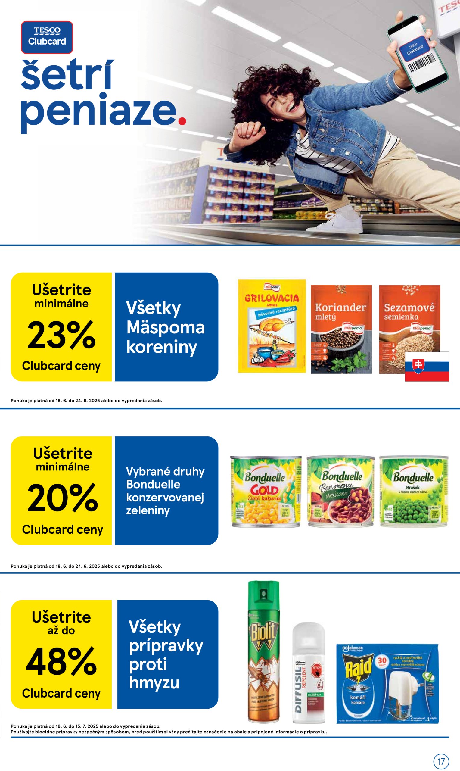 tesco - Leták Tesco supermarket platný od 18.06. do 24.06. - page: 17
