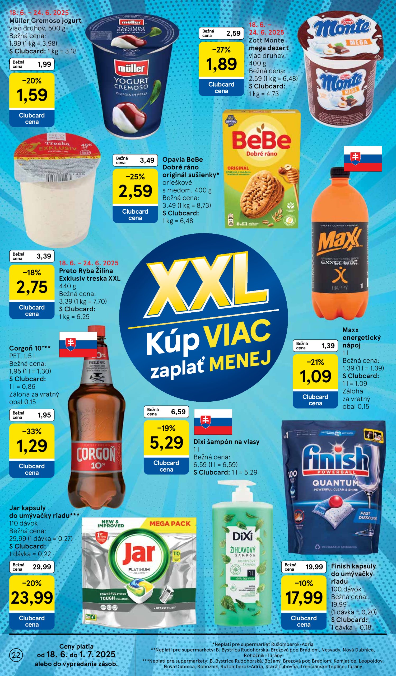 tesco - Leták Tesco supermarket platný od 18.06. do 24.06. - page: 22
