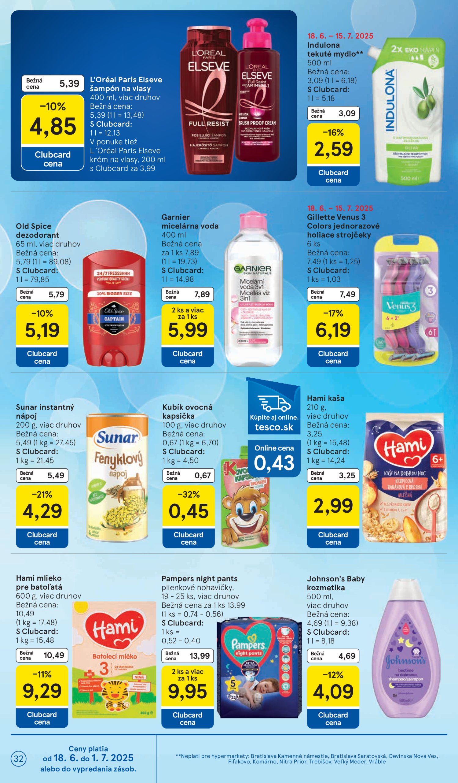 tesco - Leták Tesco platný od 18.06. do 24.06. - page: 32 tesco - Leták Tesco platný od 18.06. do 24.06. - page: 32