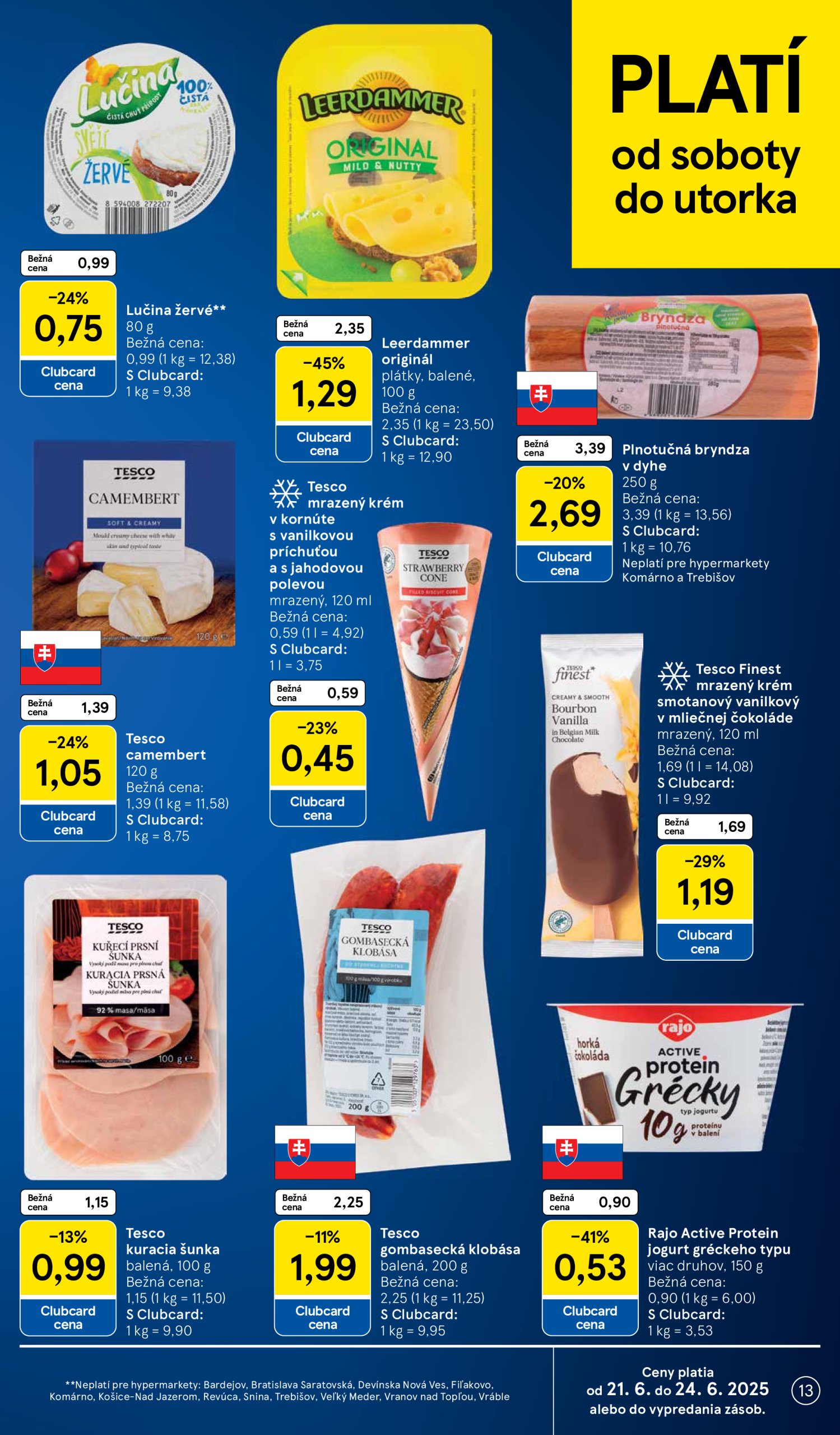 tesco - Leták Tesco platný od 18.06. do 24.06. - page: 13 tesco - Leták Tesco platný od 18.06. do 24.06. - page: 13