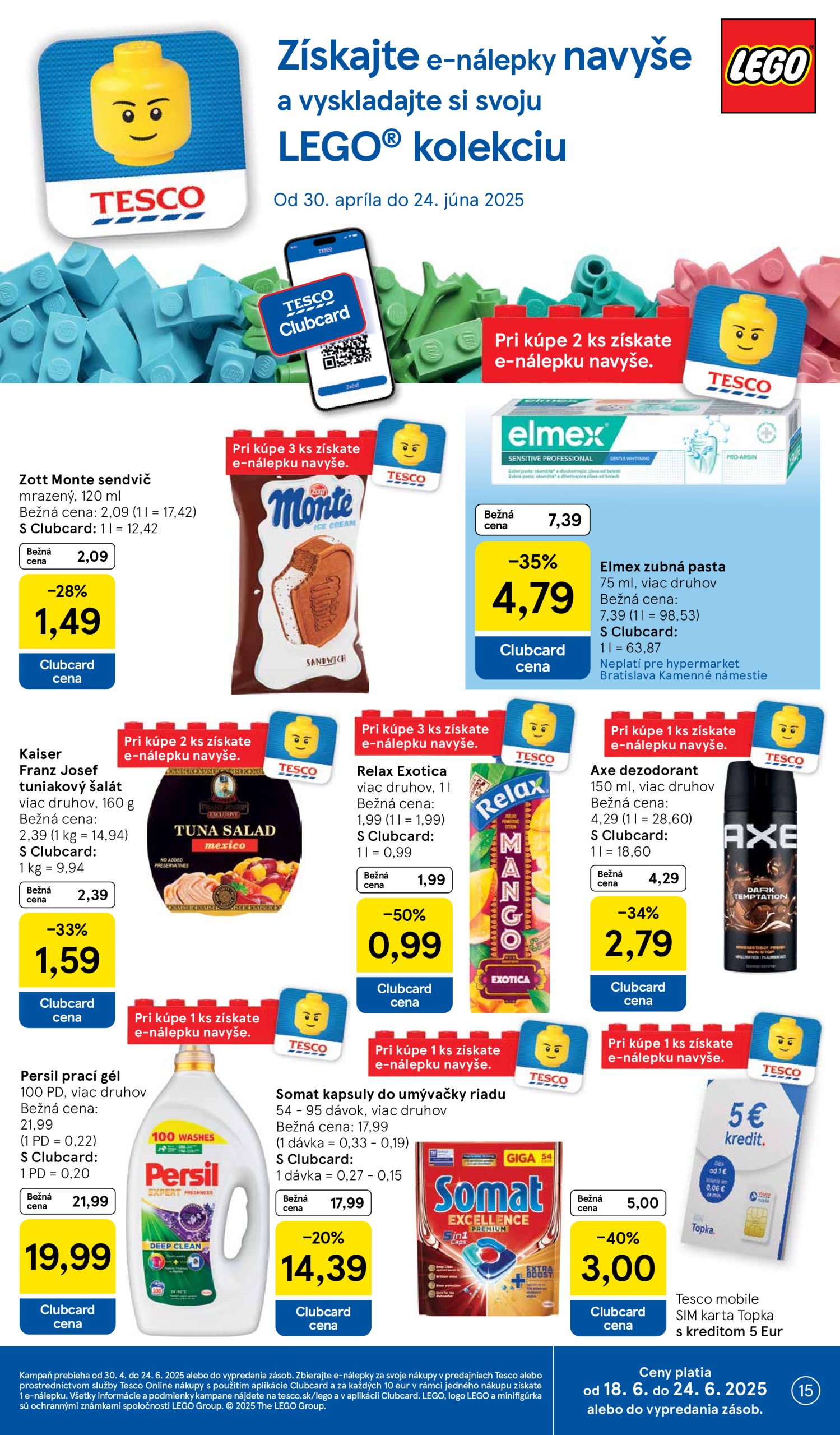 tesco - Leták Tesco platný od 18.06. do 24.06. - page: 15 tesco - Leták Tesco platný od 18.06. do 24.06. - page: 15
