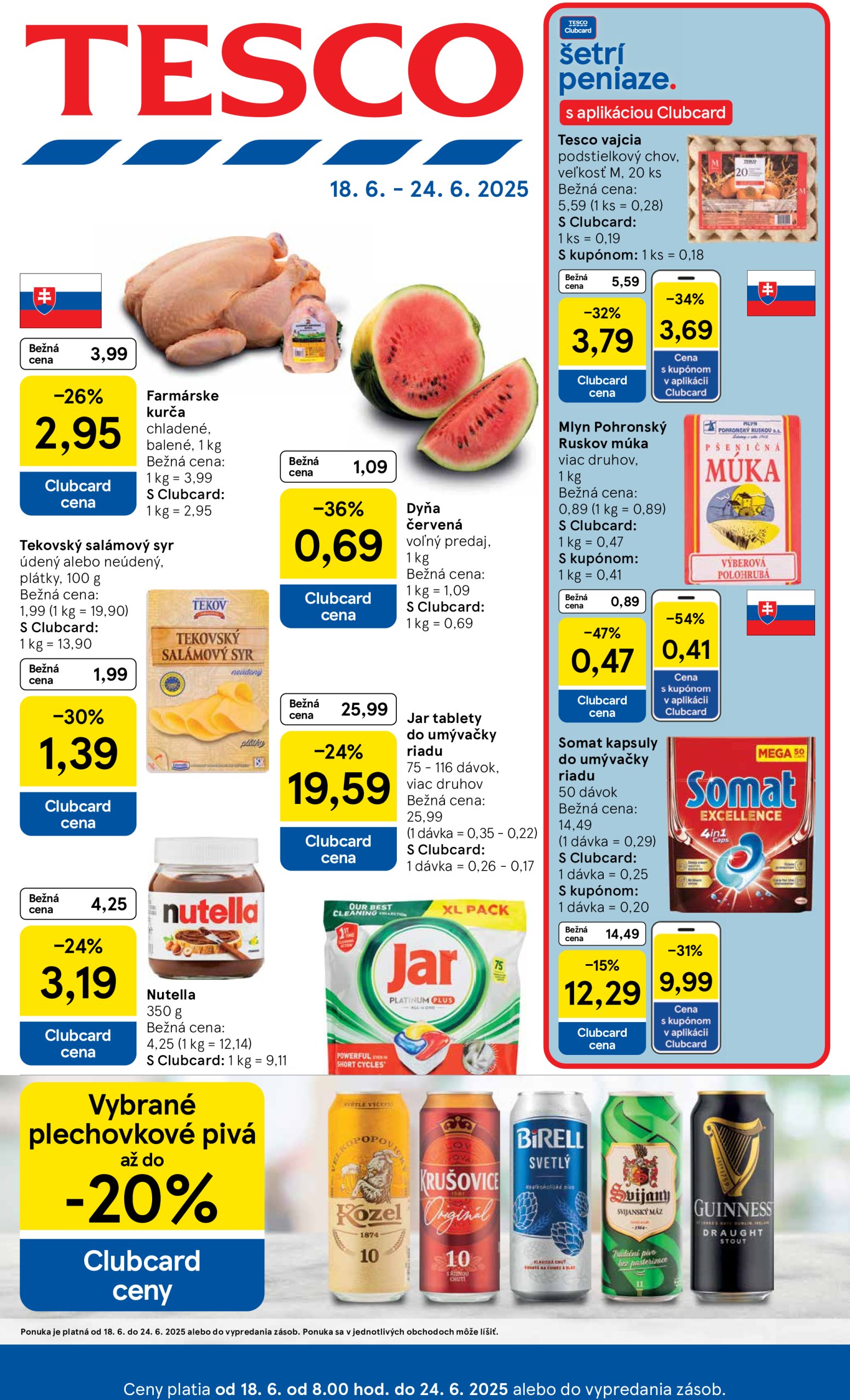 tesco - Leták Tesco platný od 18.06. do 24.06.