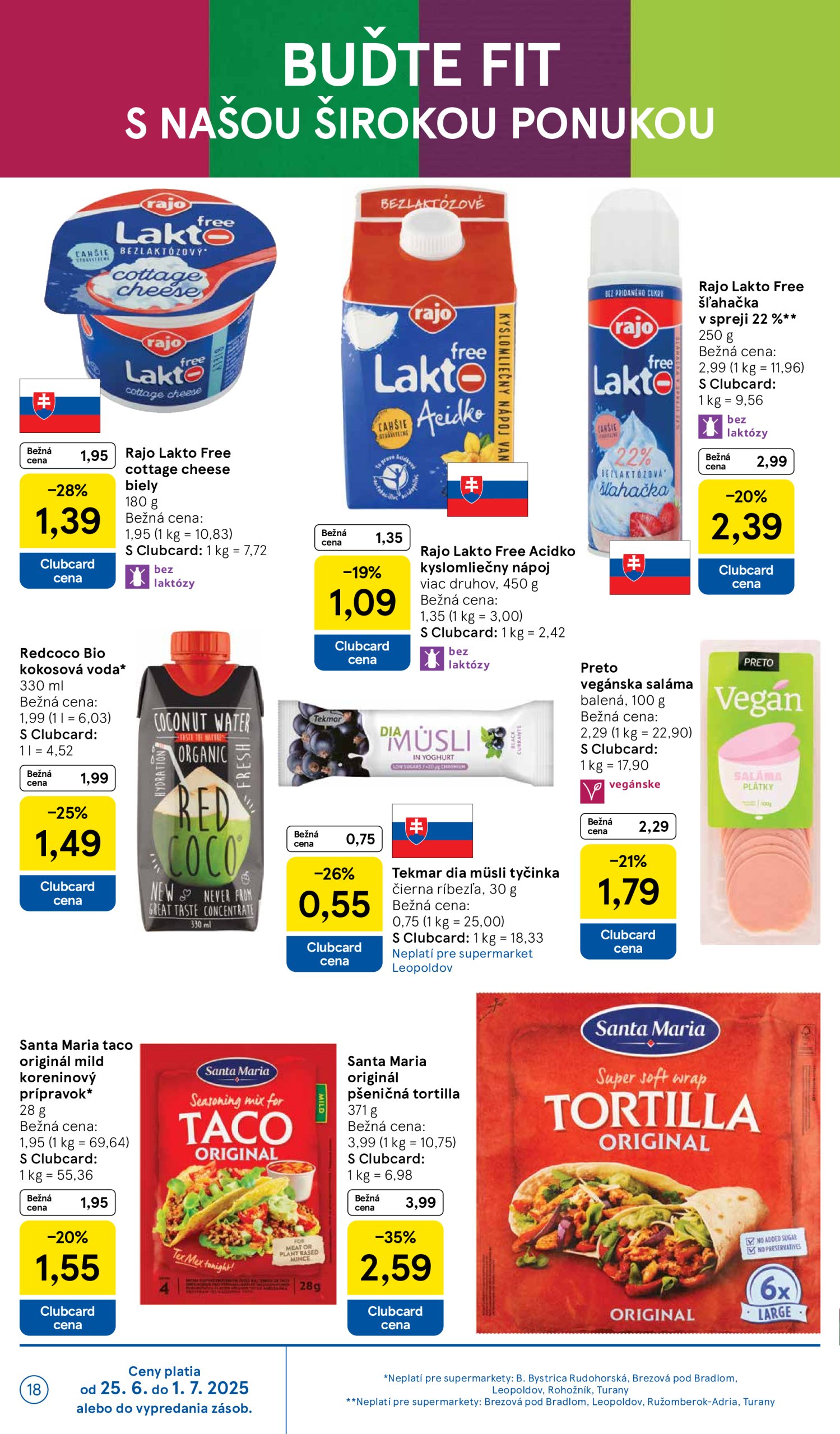tesco - Leták Tesco - Supermarket platný od 25.06. do 01.07. - page: 18