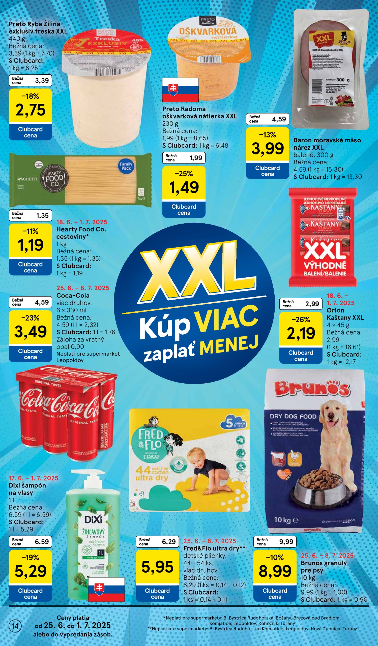 tesco - Leták Tesco - Supermarket platný od 25.06. do 01.07. - page: 14