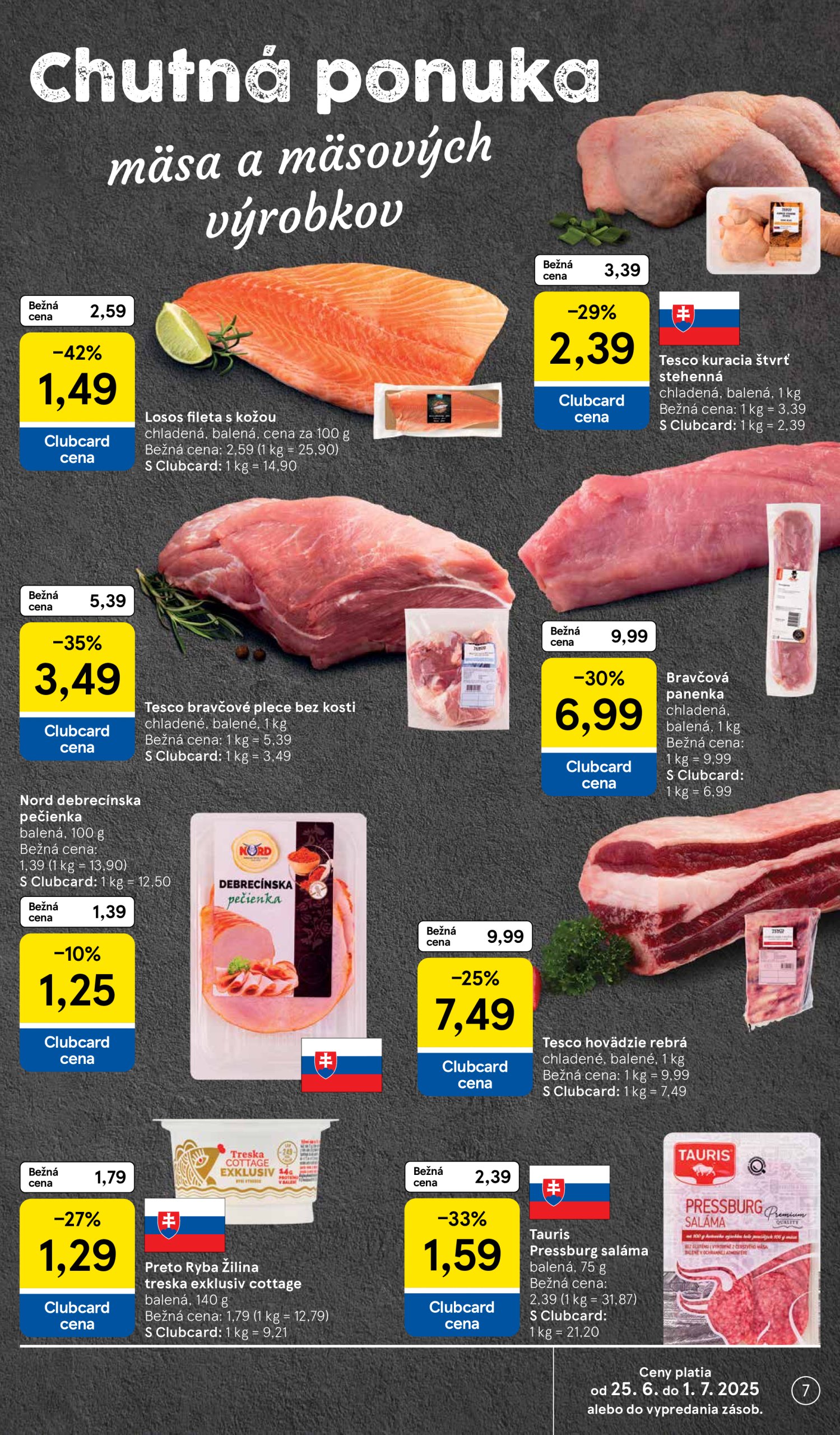 tesco - Leták Tesco - Supermarket platný od 25.06. do 01.07. - page: 7
