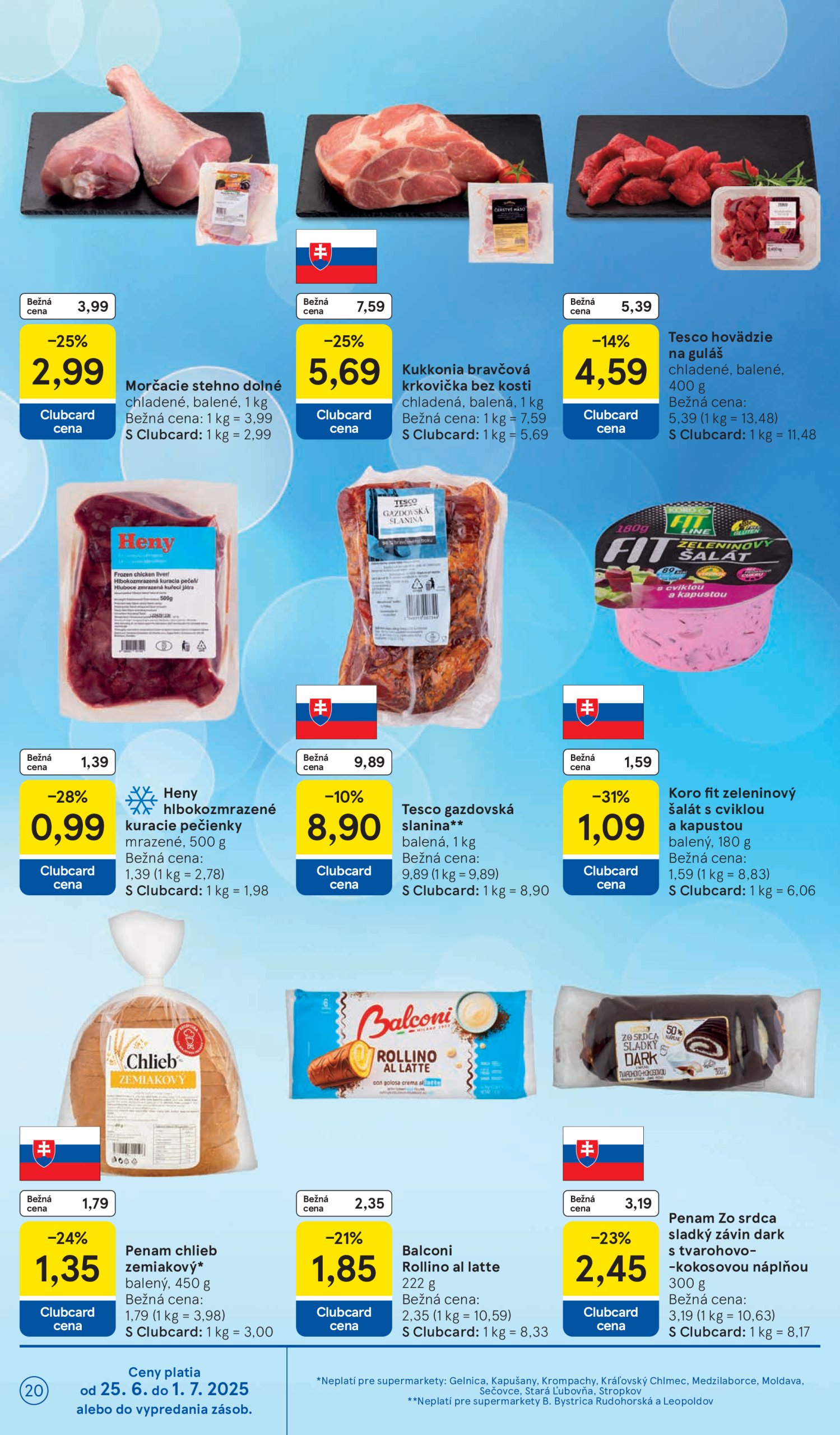 tesco - Leták Tesco - Supermarket platný od 25.06. do 01.07. - page: 20