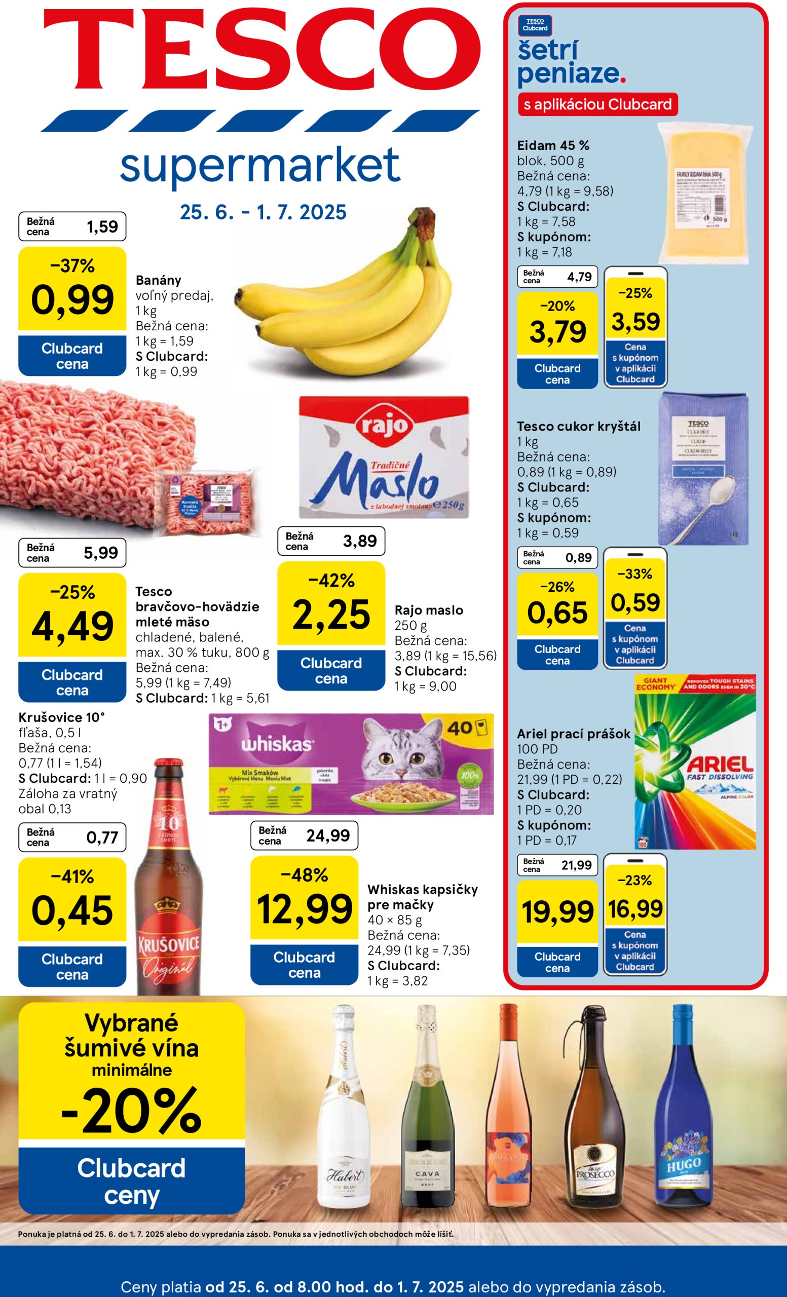 tesco - Leták Tesco - Supermarket platný od 25.06. do 01.07.