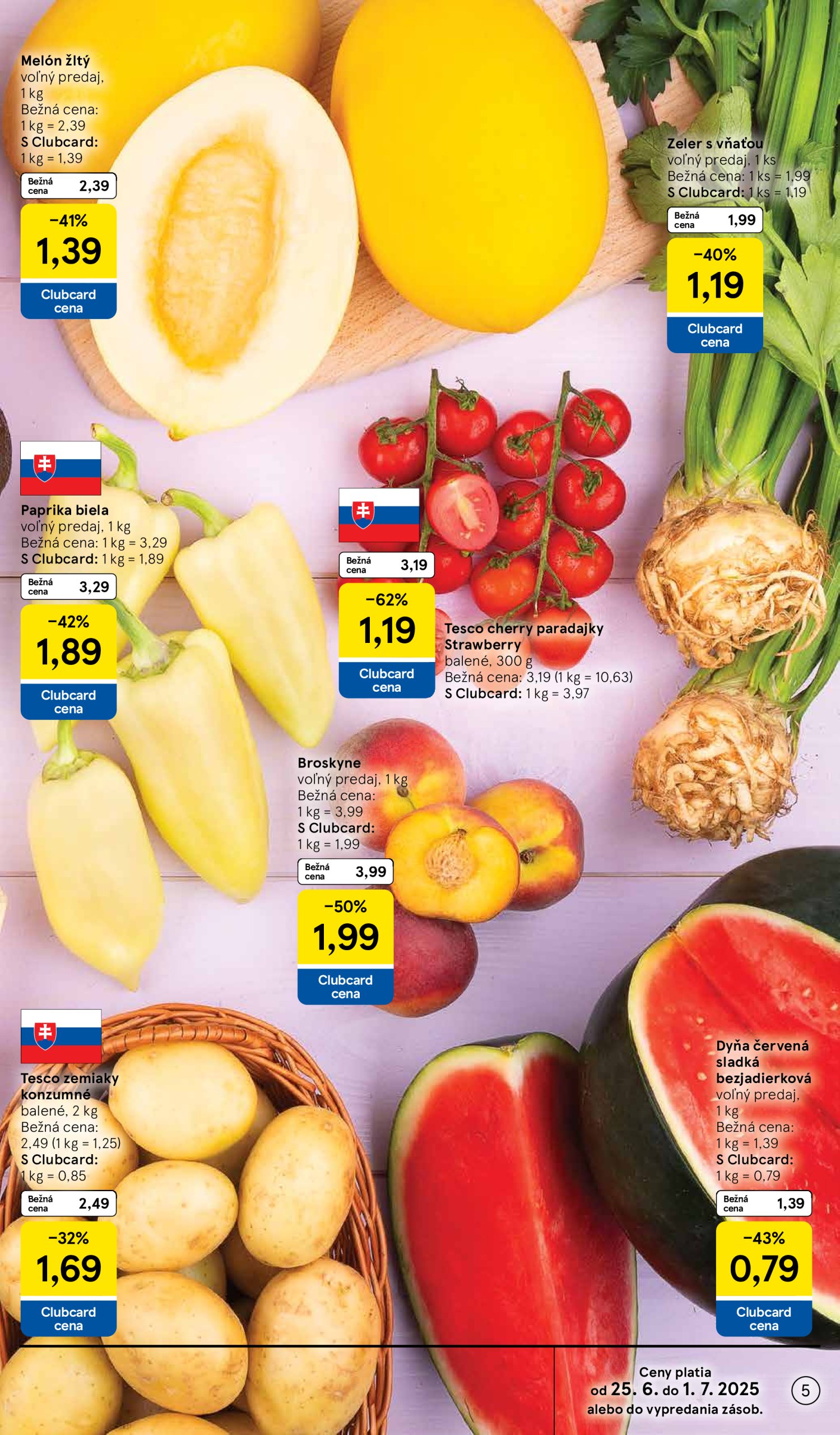 tesco - Leták Tesco - Supermarket platný od 25.06. do 01.07. - page: 5