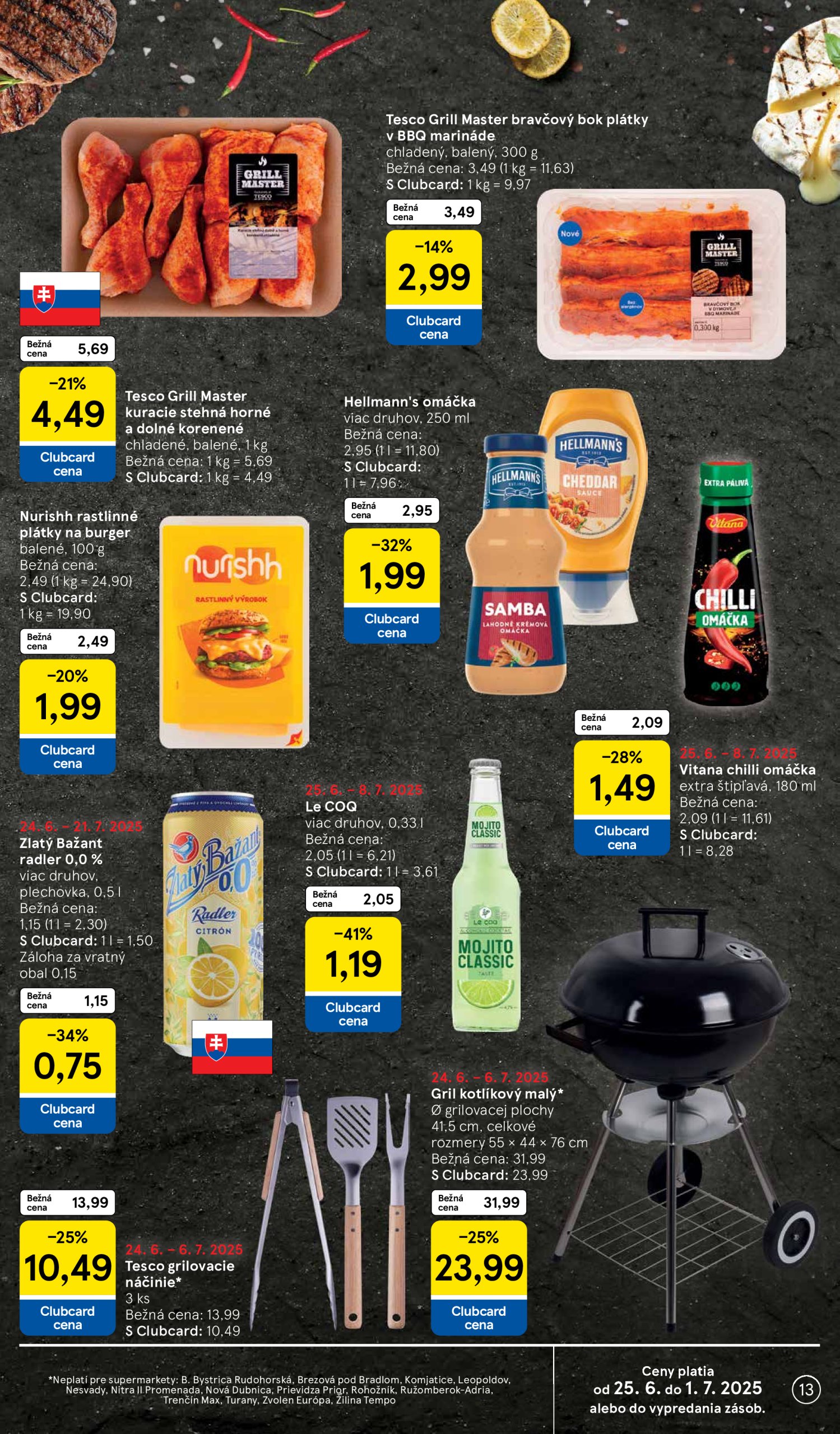 tesco - Leták Tesco - Supermarket platný od 25.06. do 01.07. - page: 13