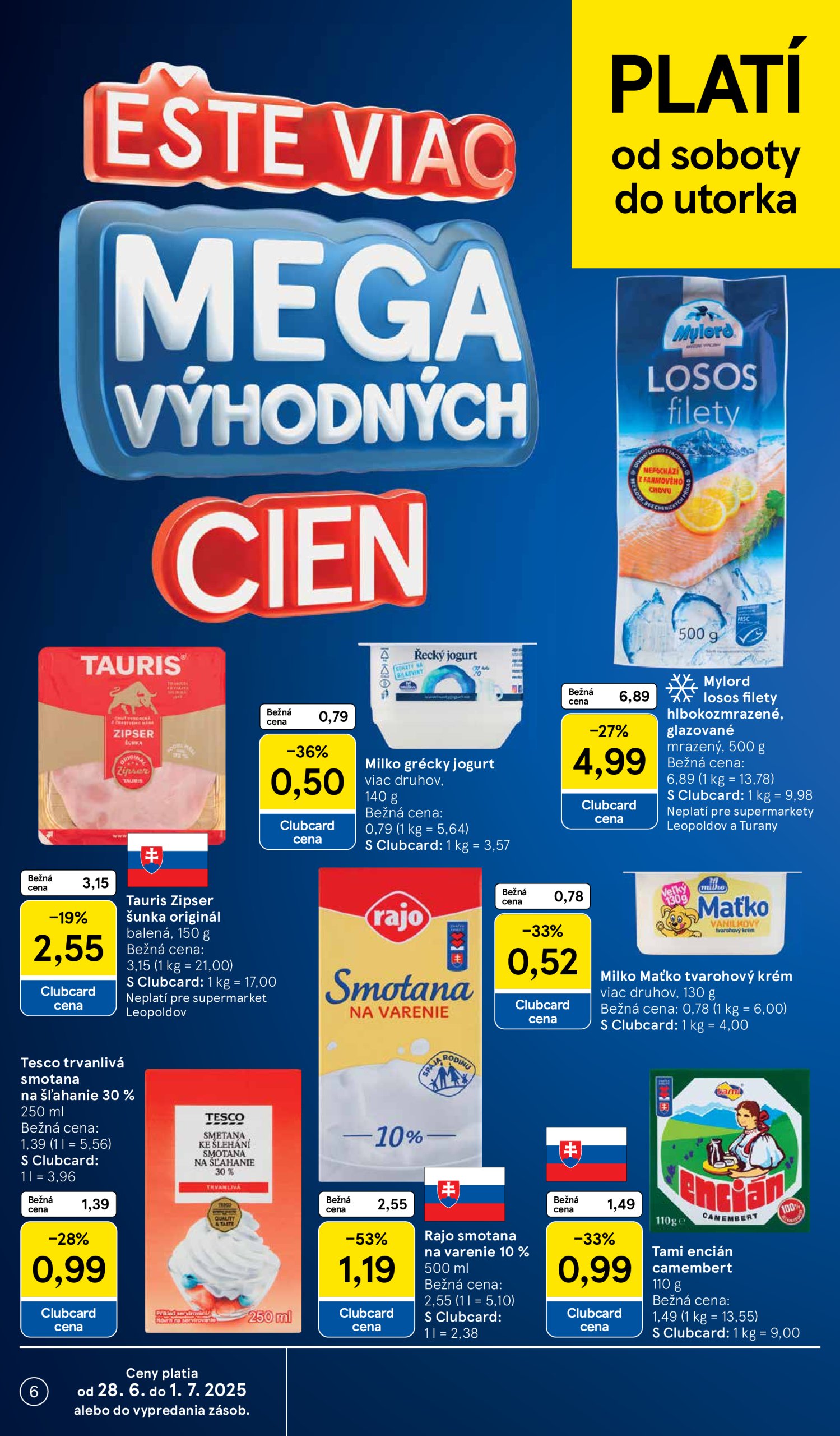 tesco - Leták Tesco - Supermarket platný od 25.06. do 01.07. - page: 6