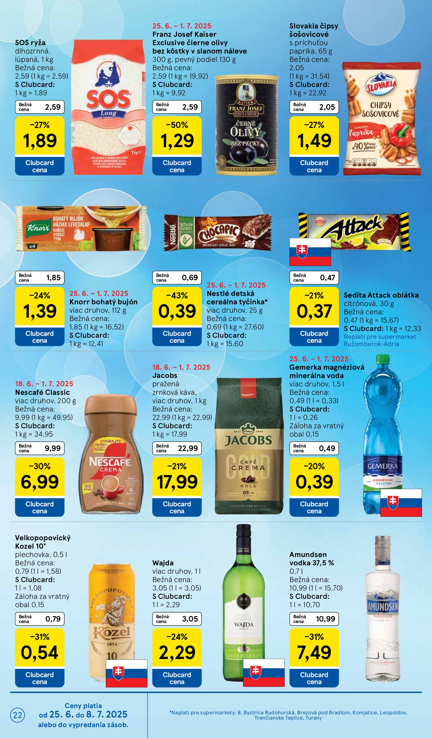 tesco - Leták Tesco - Supermarket platný od 25.06. do 01.07. - page: 22