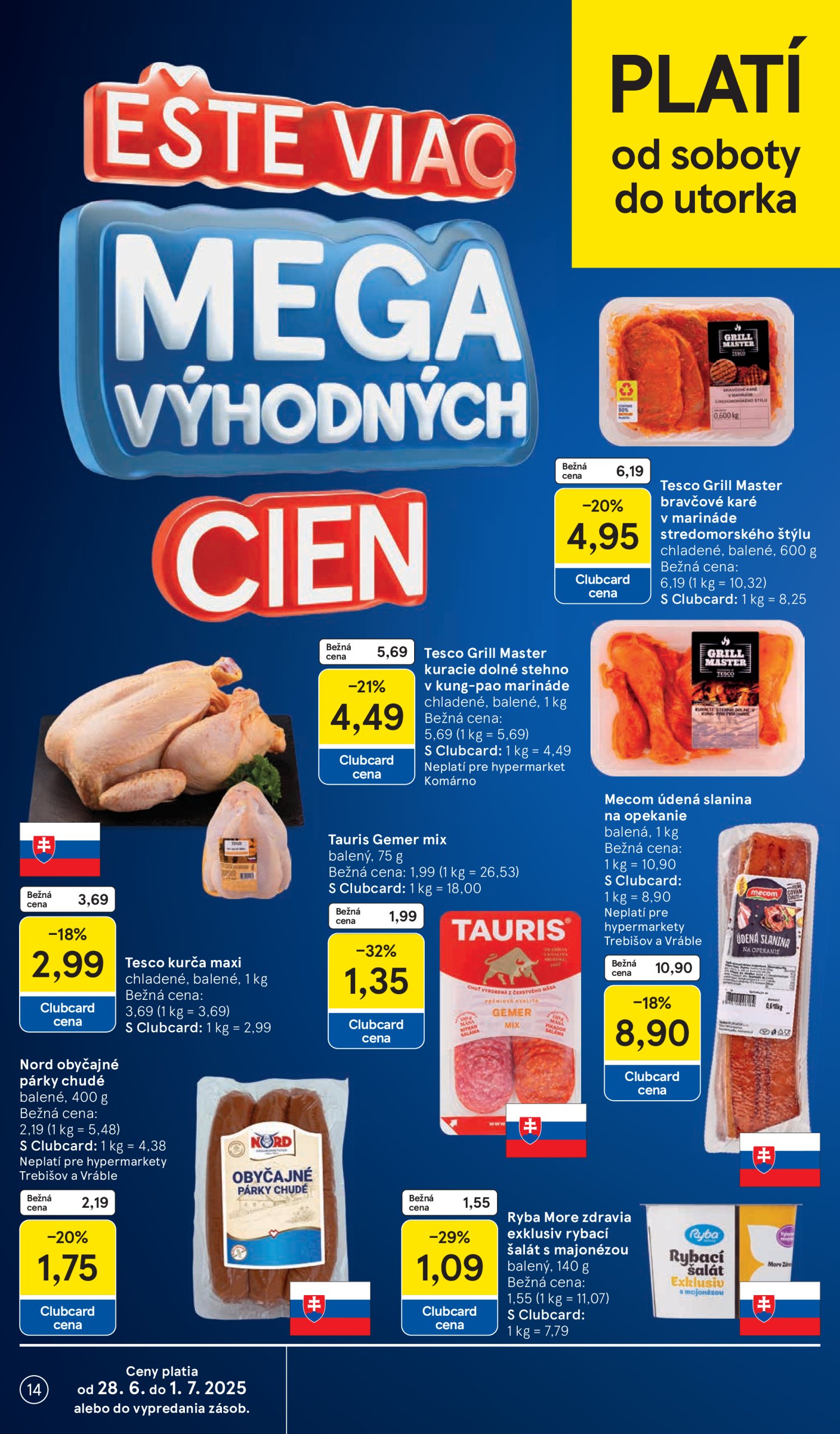 tesco - Leták Tesco platný od 25.06. do 01.07. - page: 14 tesco - Leták Tesco platný od 25.06. do 01.07. - page: 14