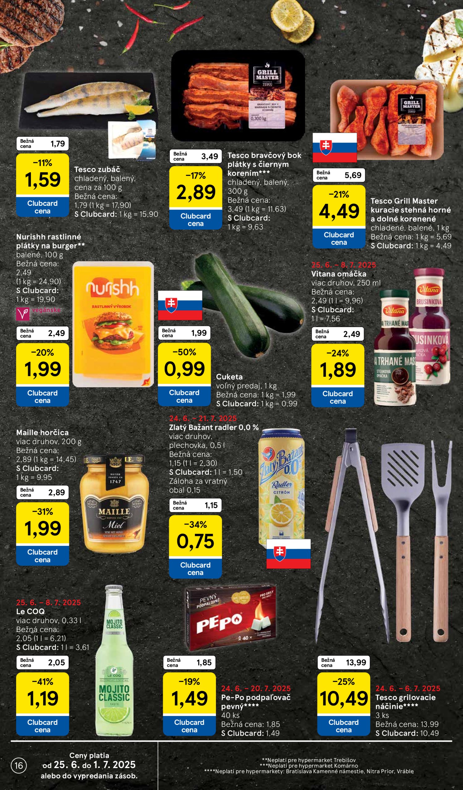 tesco - Leták Tesco platný od 25.06. do 01.07. - page: 16 tesco - Leták Tesco platný od 25.06. do 01.07. - page: 16