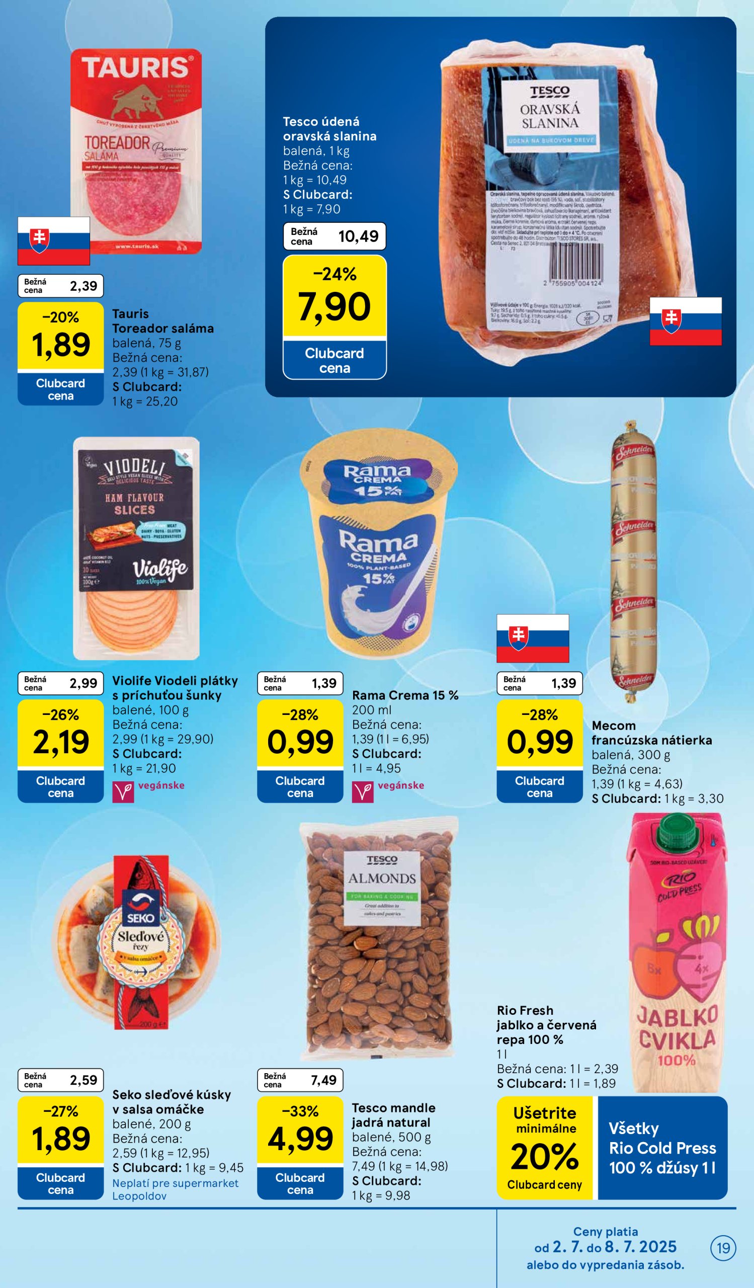 tesco - Leták Tesco supermarket platný od 02.07. do 08.07. - page: 19