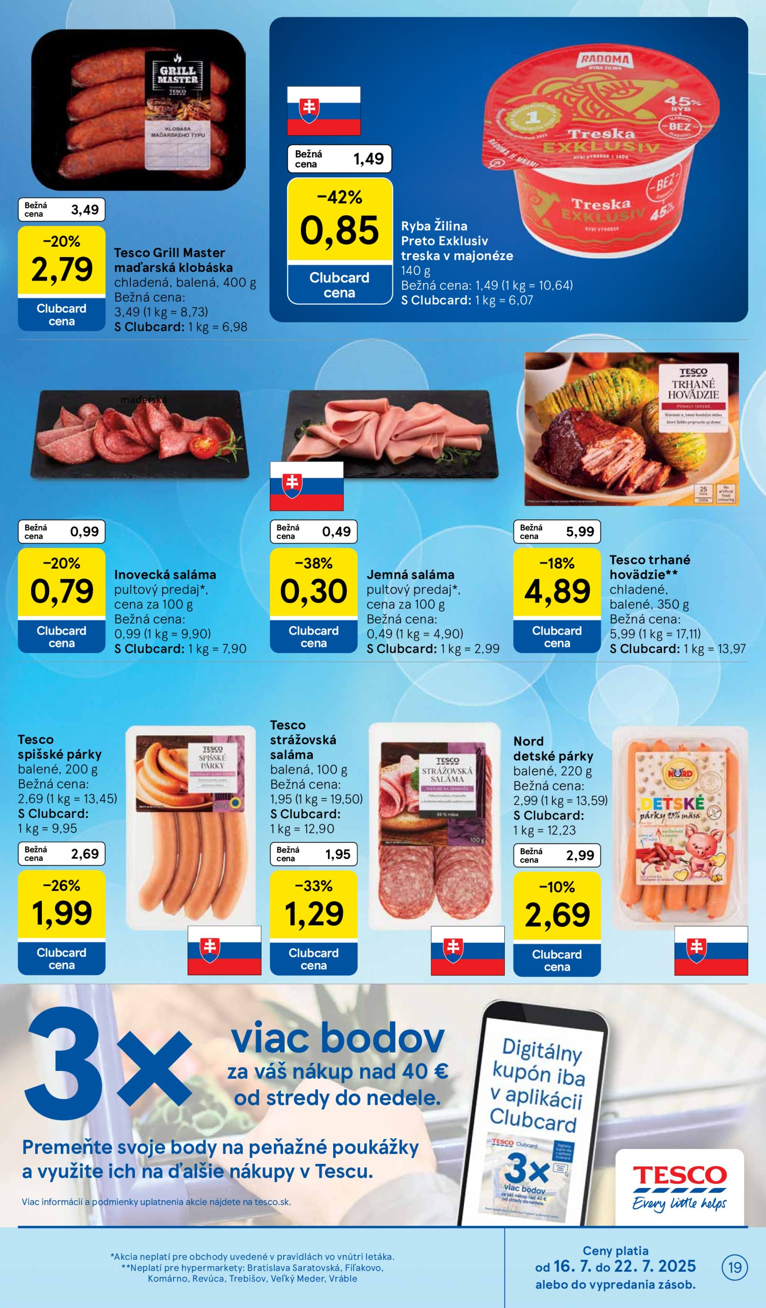 tesco - Leták Tesco platný od 16.07. do 22.07. - page: 19 tesco - Leták Tesco platný od 16.07. do 22.07. - page: 19
