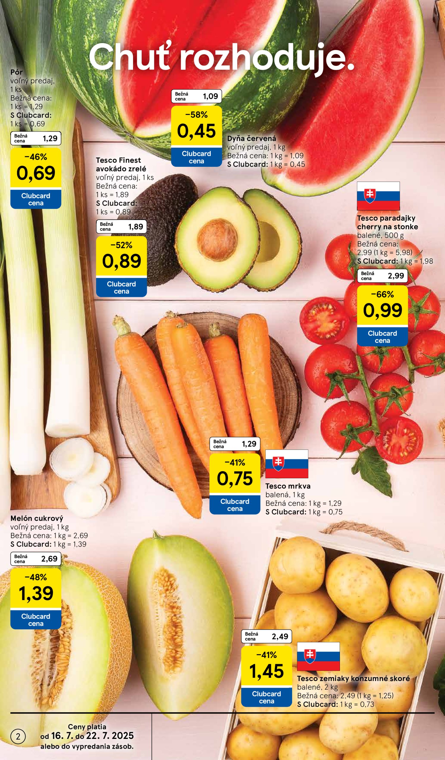 tesco - Leták Tesco platný od 16.07. do 22.07. - page: 2 tesco - Leták Tesco platný od 16.07. do 22.07. - page: 2