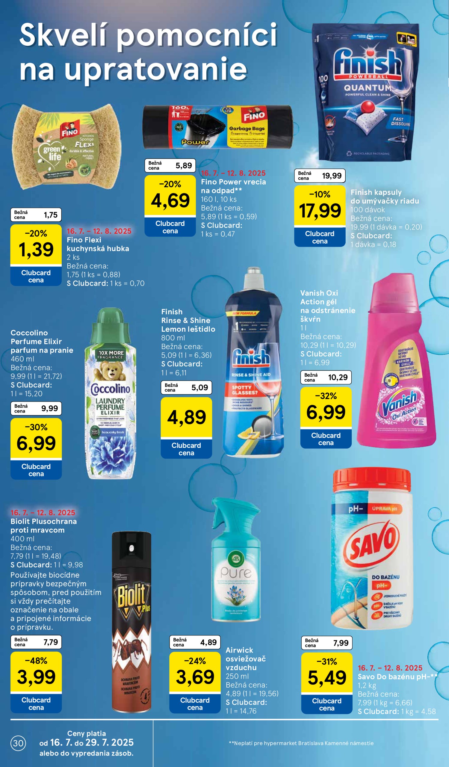 tesco - Leták Tesco platný od 16.07. do 22.07. - page: 30 tesco - Leták Tesco platný od 16.07. do 22.07. - page: 30