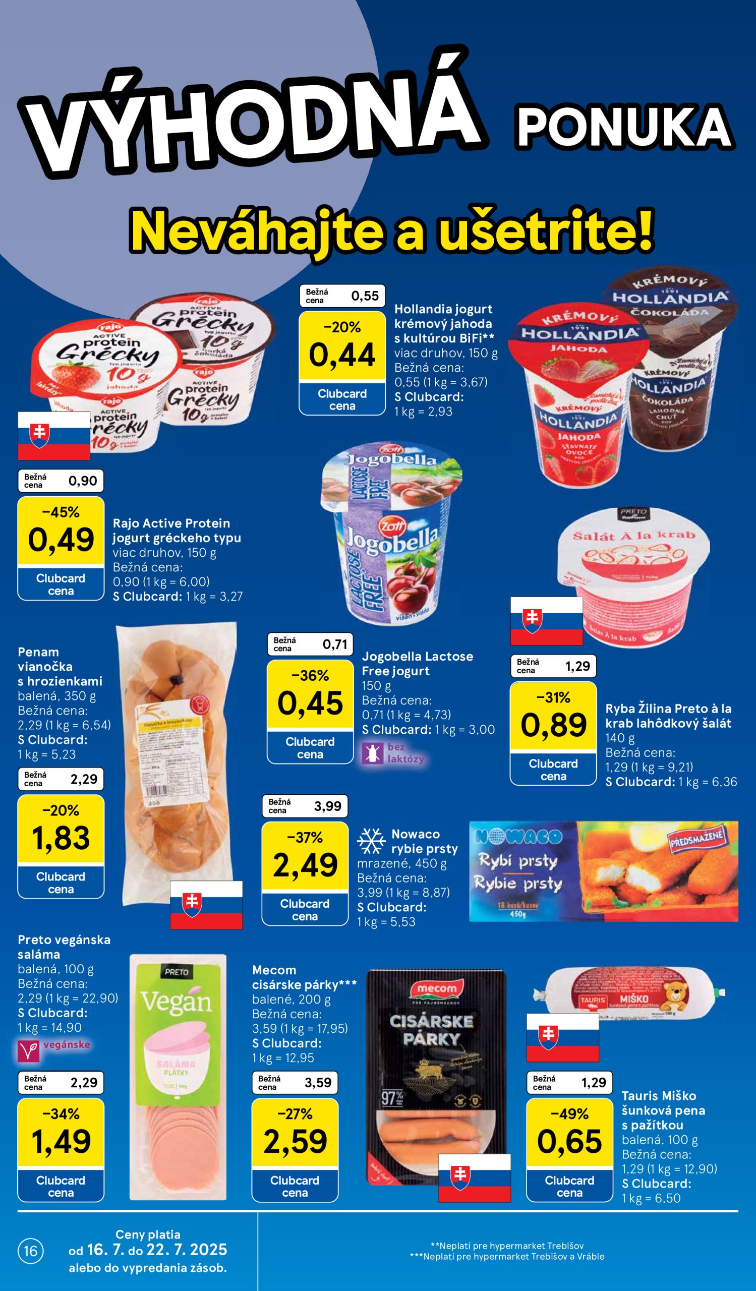tesco - Leták Tesco platný od 16.07. do 22.07. - page: 16 tesco - Leták Tesco platný od 16.07. do 22.07. - page: 16