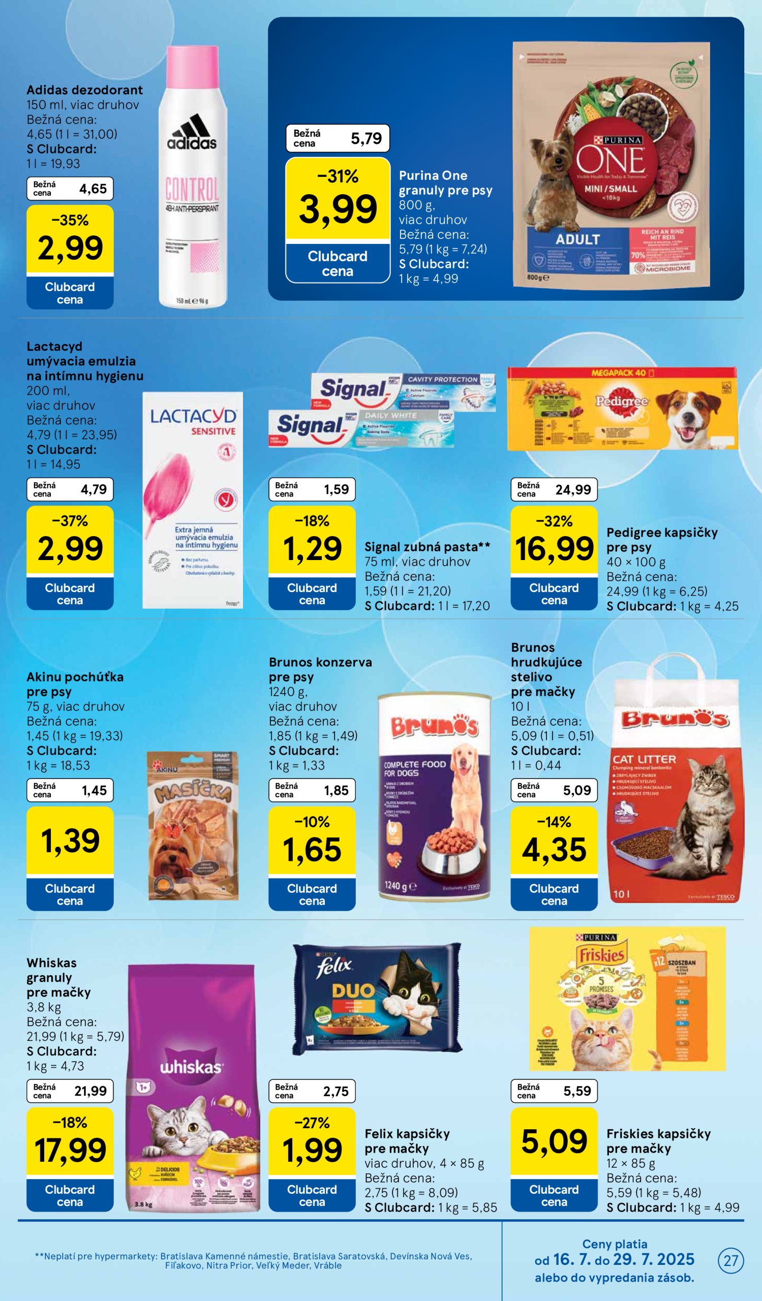 tesco - Leták Tesco platný od 16.07. do 22.07. - page: 27 tesco - Leták Tesco platný od 16.07. do 22.07. - page: 27