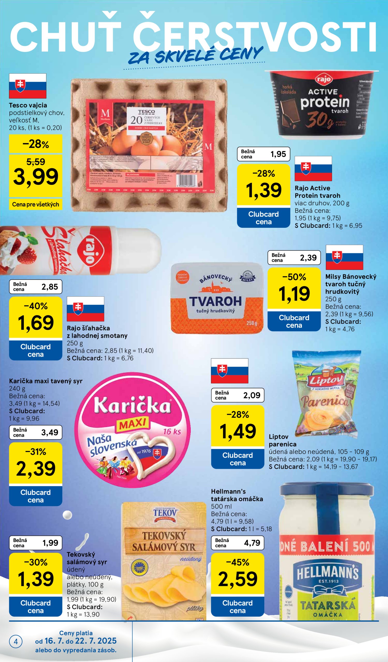 tesco - Leták Tesco platný od 16.07. do 22.07. - page: 4 tesco - Leták Tesco platný od 16.07. do 22.07. - page: 4