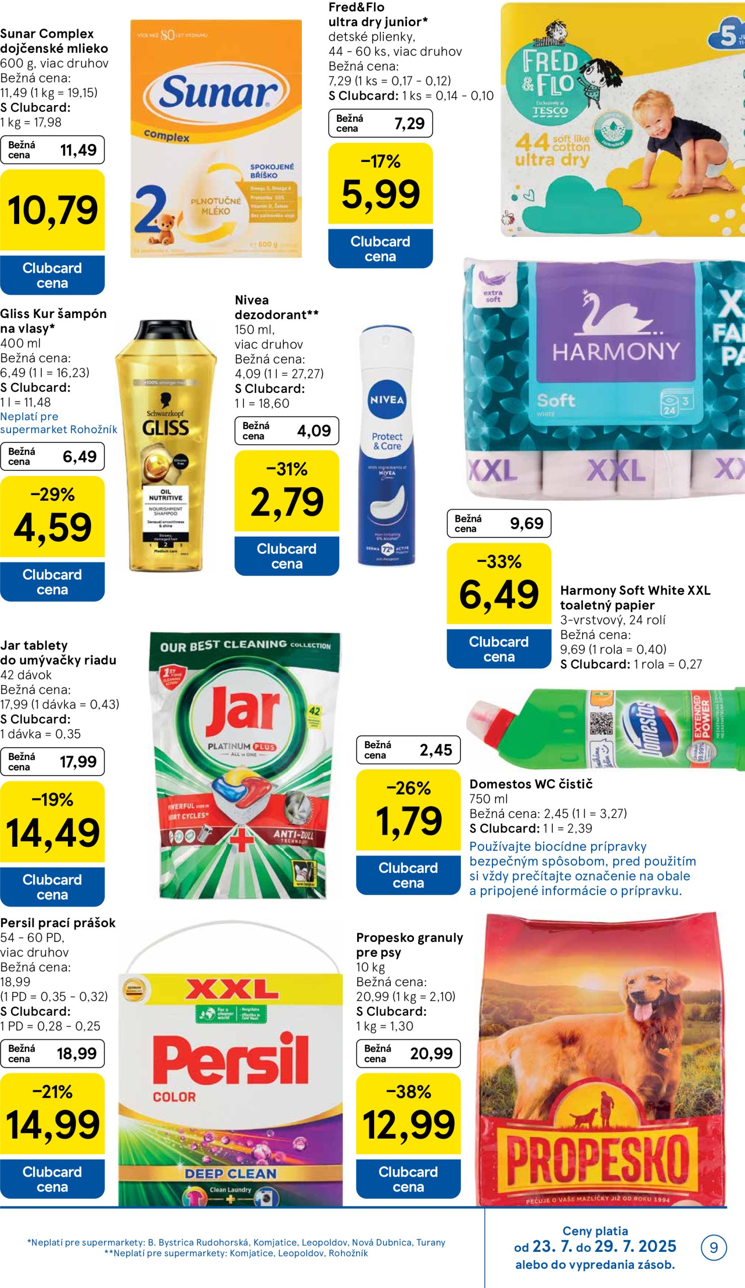 tesco - Leták Tesco supermarket platný od 23.07. do 29.07. - page: 9