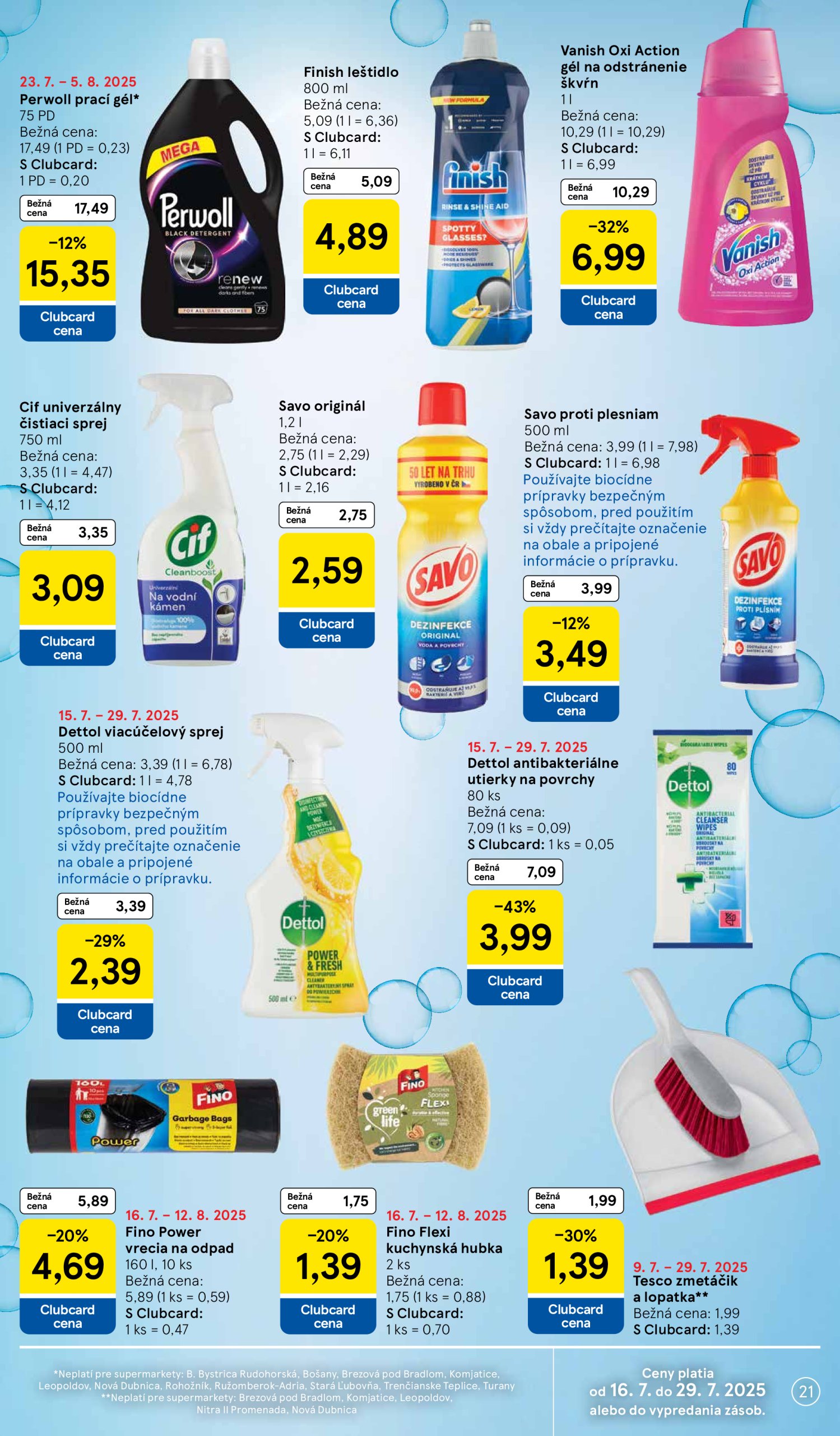tesco - Leták Tesco supermarket platný od 23.07. do 29.07. - page: 21