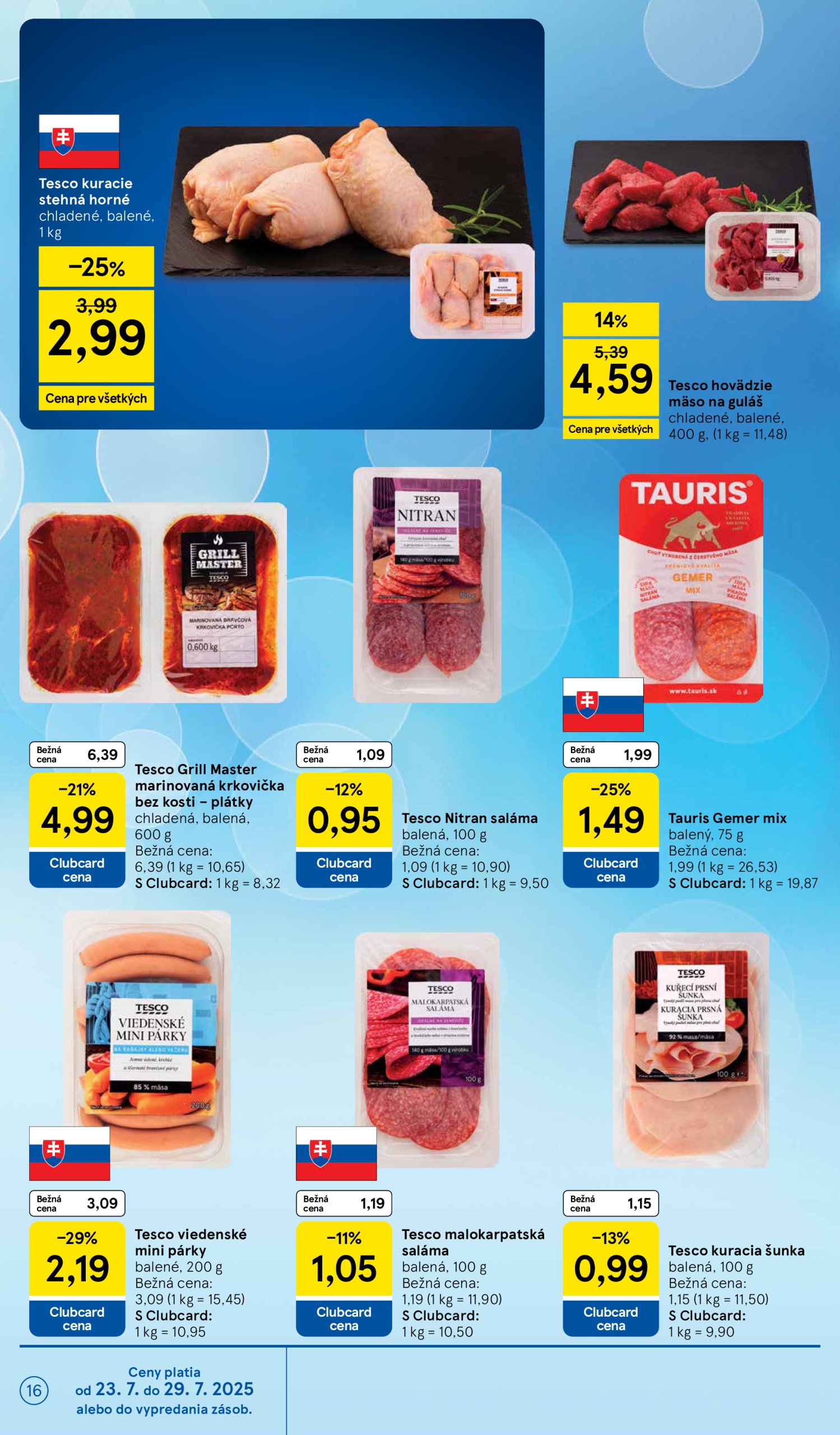 tesco - Leták Tesco supermarket platný od 23.07. do 29.07. - page: 16