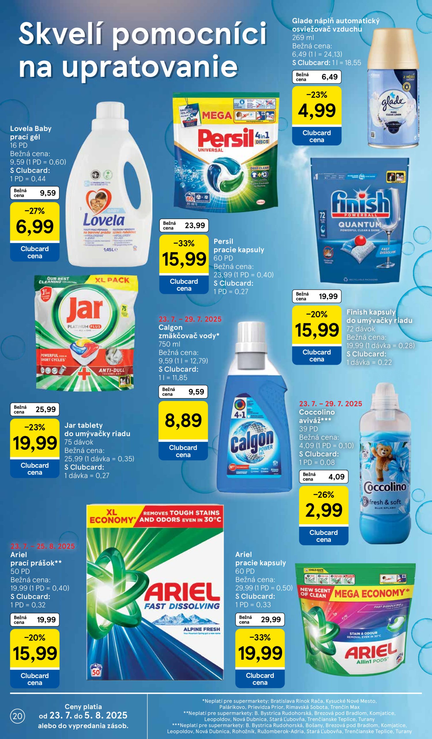 tesco - Leták Tesco supermarket platný od 23.07. do 29.07. - page: 20