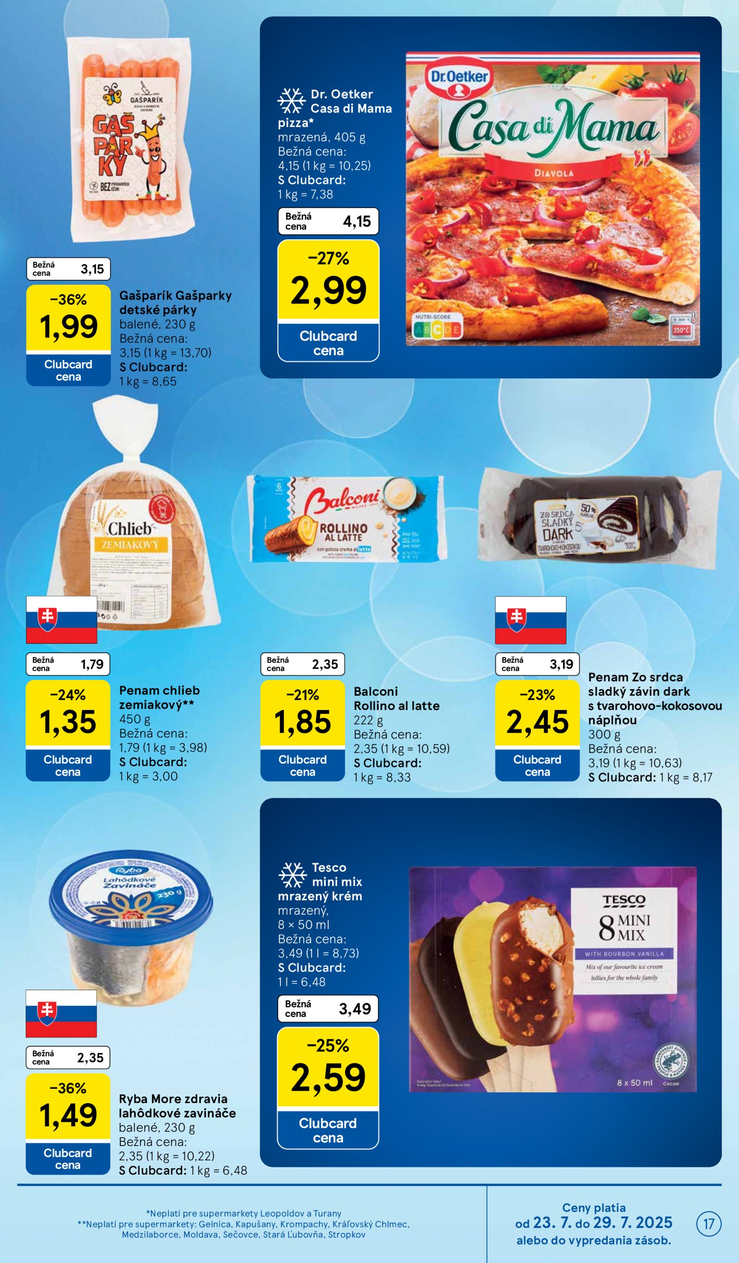 tesco - Leták Tesco supermarket platný od 23.07. do 29.07. - page: 17