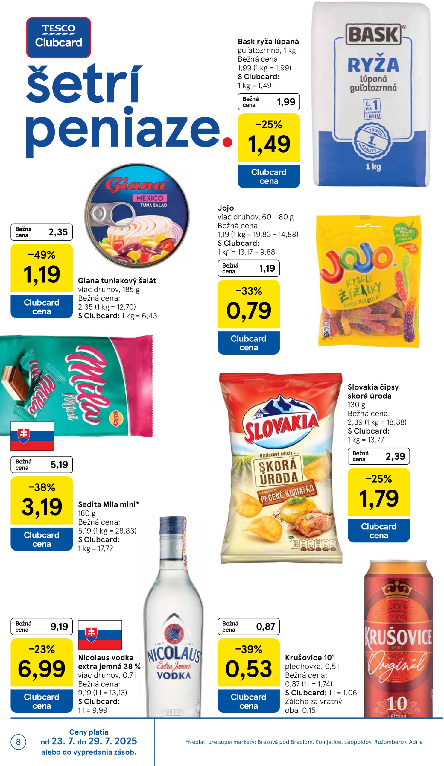 tesco - Leták Tesco supermarket platný od 23.07. do 29.07. - page: 8
