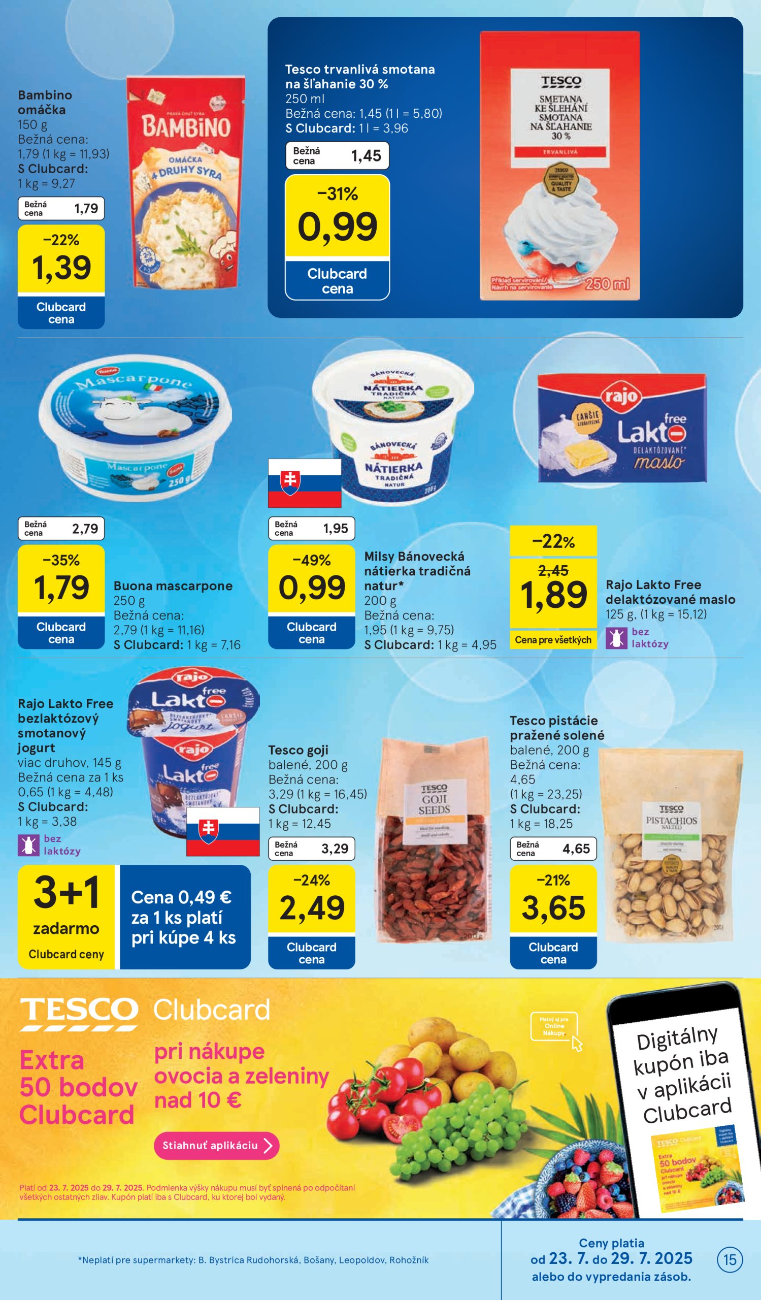 tesco - Leták Tesco supermarket platný od 23.07. do 29.07. - page: 15