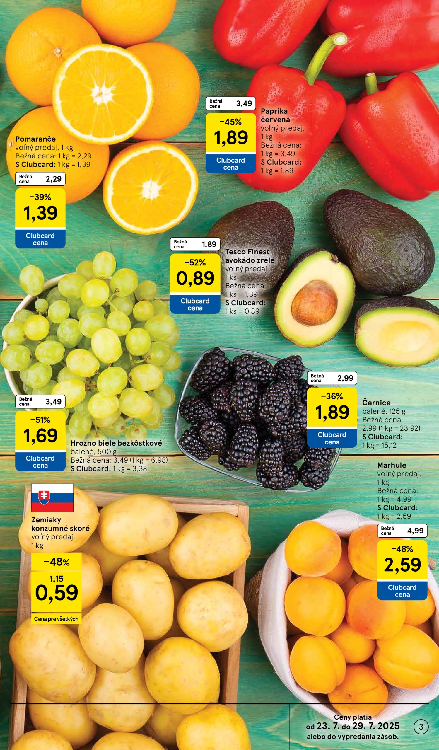 tesco - Leták Tesco supermarket platný od 23.07. do 29.07. - page: 3