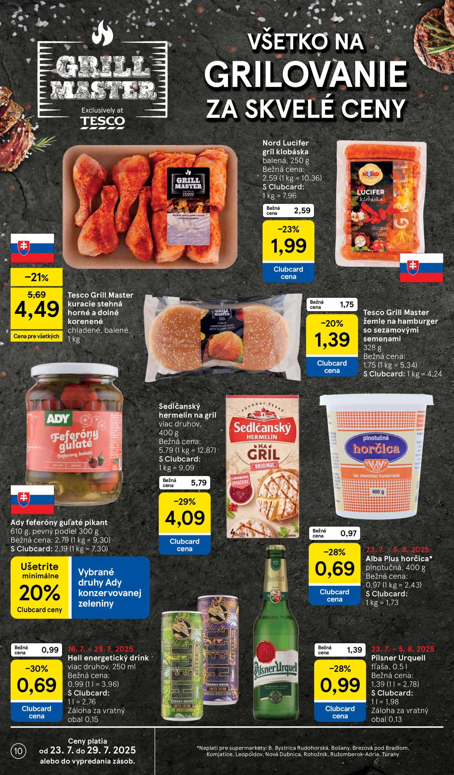 tesco - Leták Tesco supermarket platný od 23.07. do 29.07. - page: 10