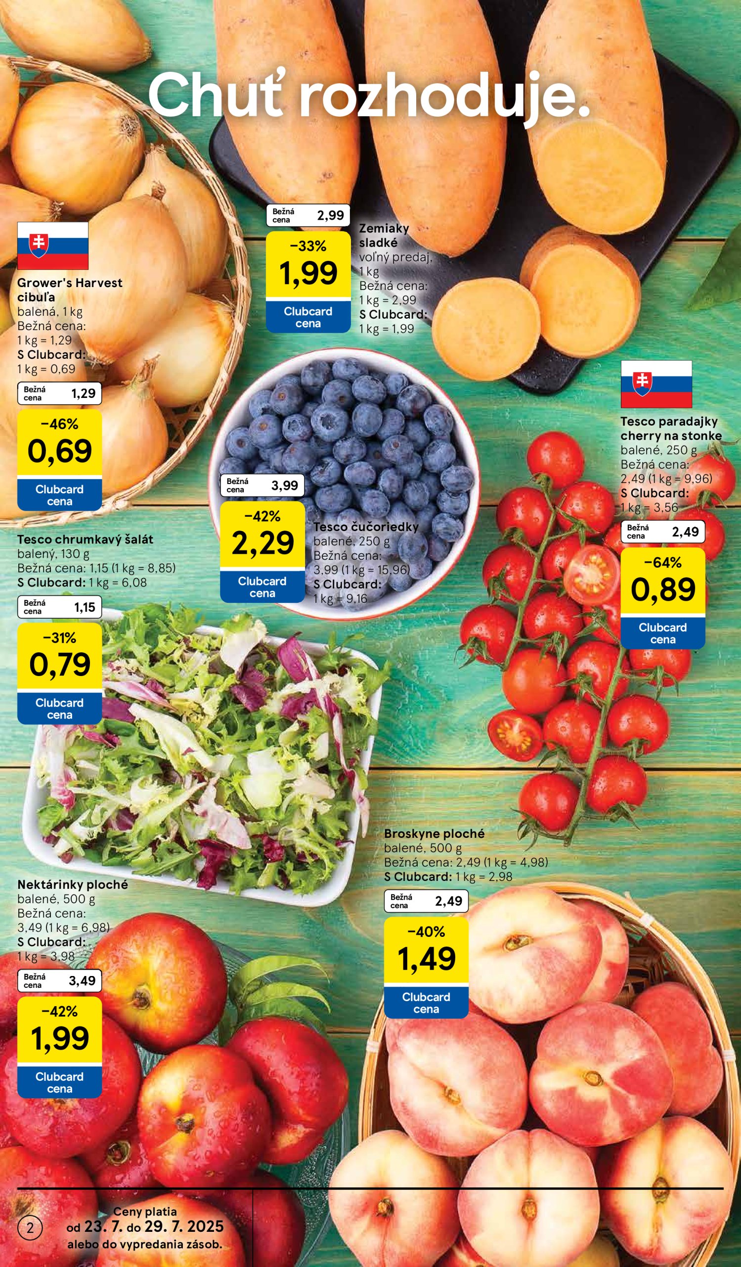tesco - Leták Tesco supermarket platný od 23.07. do 29.07. - page: 2